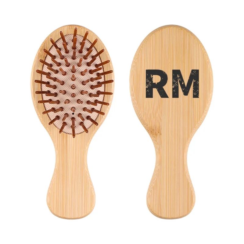 Small Bamboo Massaging Hairbrush 4