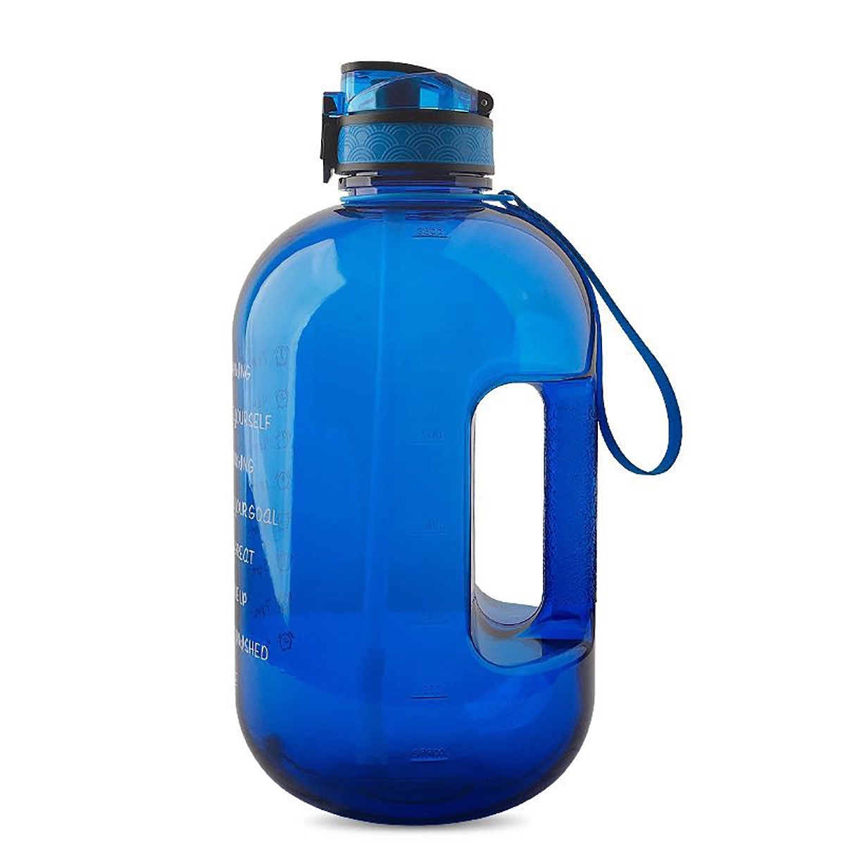 Motivational 1 Gallon Water Jug - with Straw & Time Marker 5