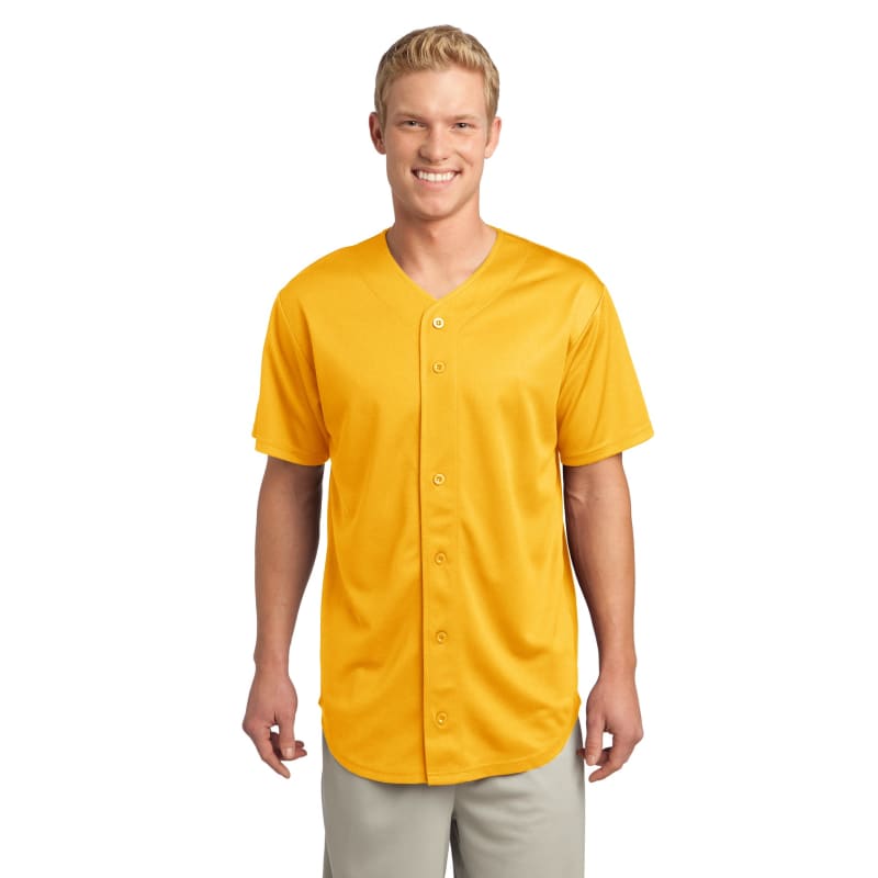 Sport-Tek PosiCharge Tough Mesh Full-Button Jersey. 45