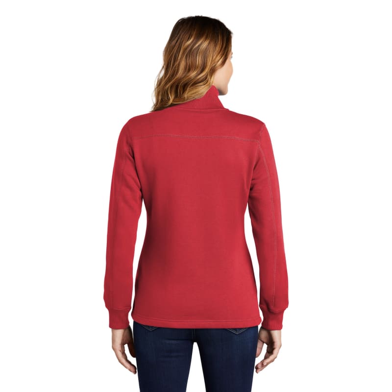 Sport-Tek Women's 1/4-Zip Sweatshirt. 3