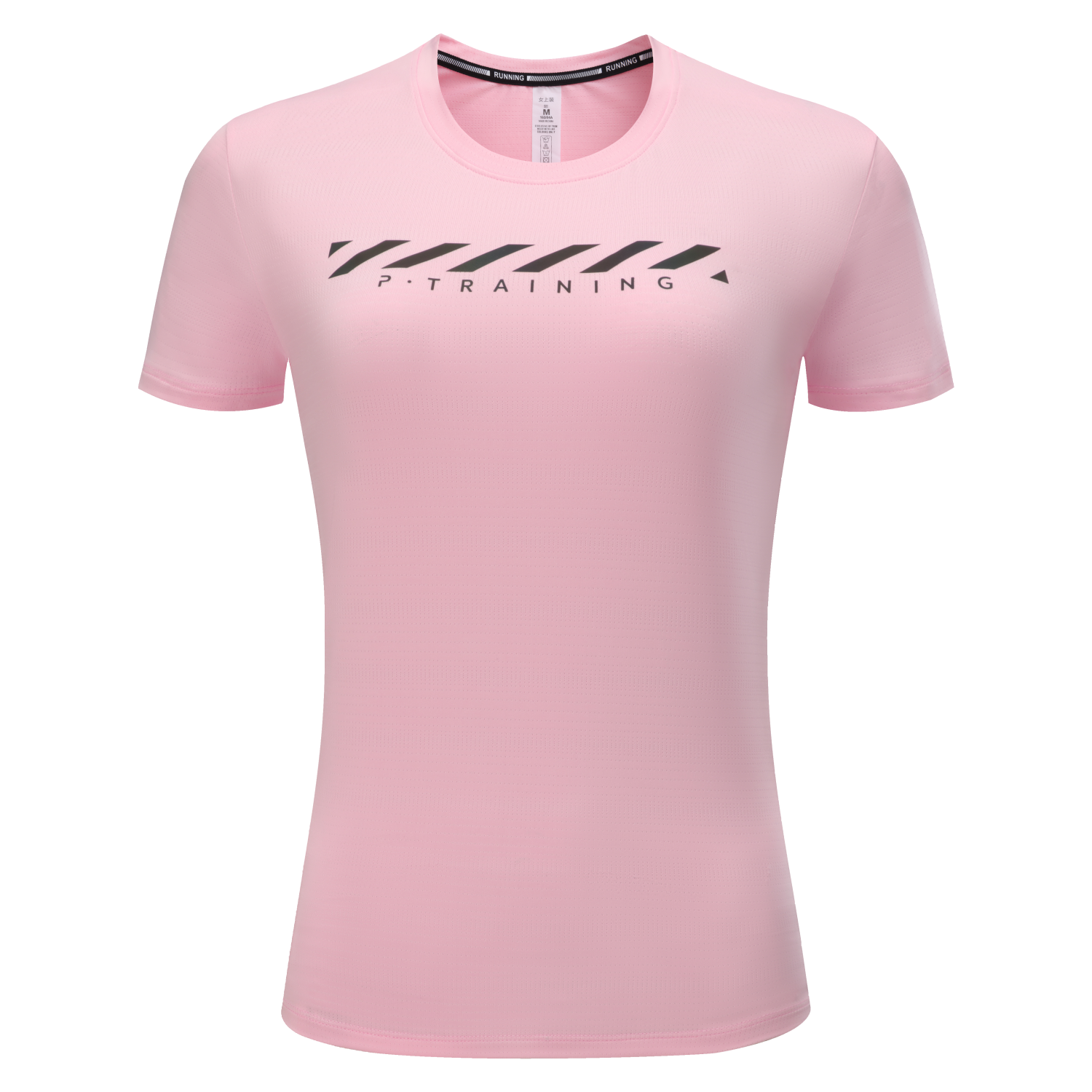 Women's Printed Running Short Sleeve T-Shirt - Stock Style 9 2