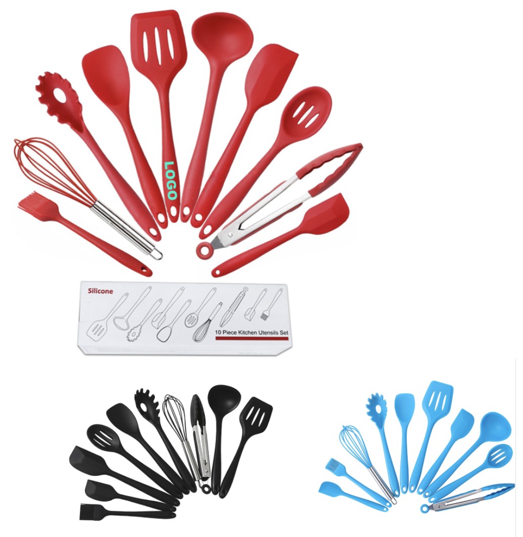 10 Pieces Silicone Kitchen Utensils 2