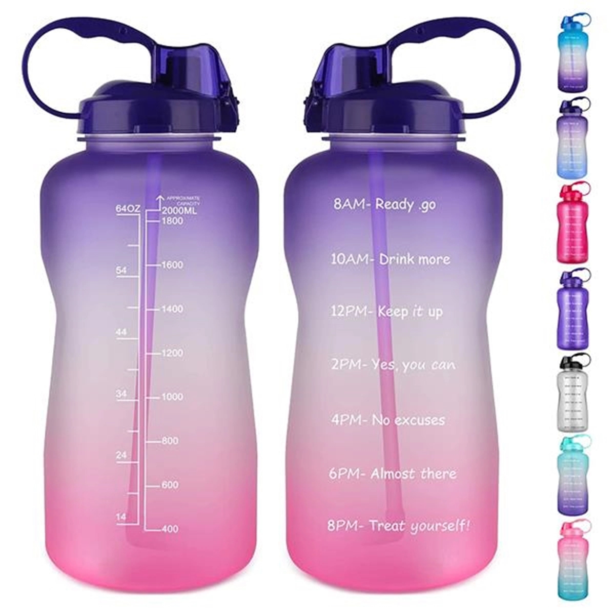 Water Bottle With Time Marker 1