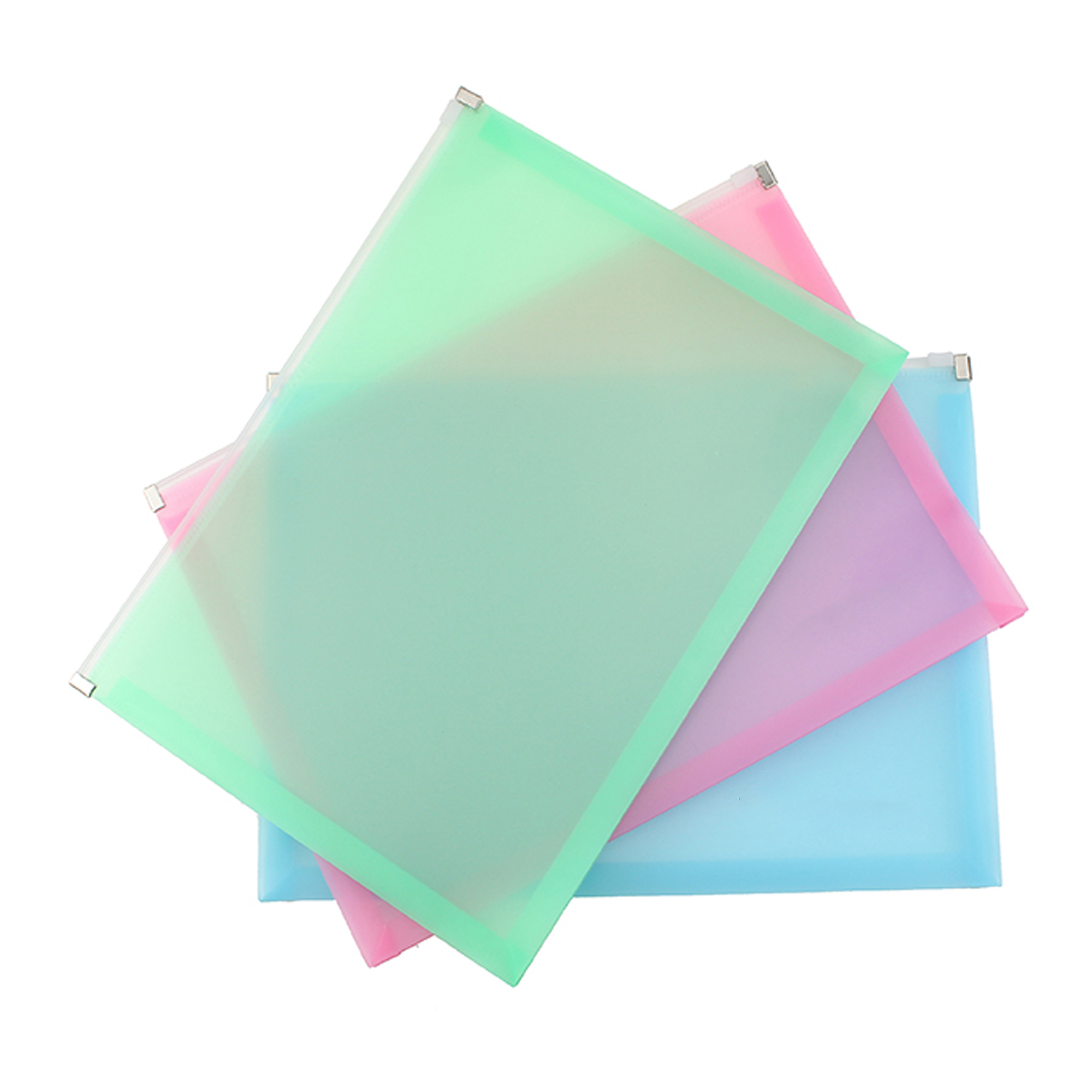 Expandable File Folder with Zipper 2