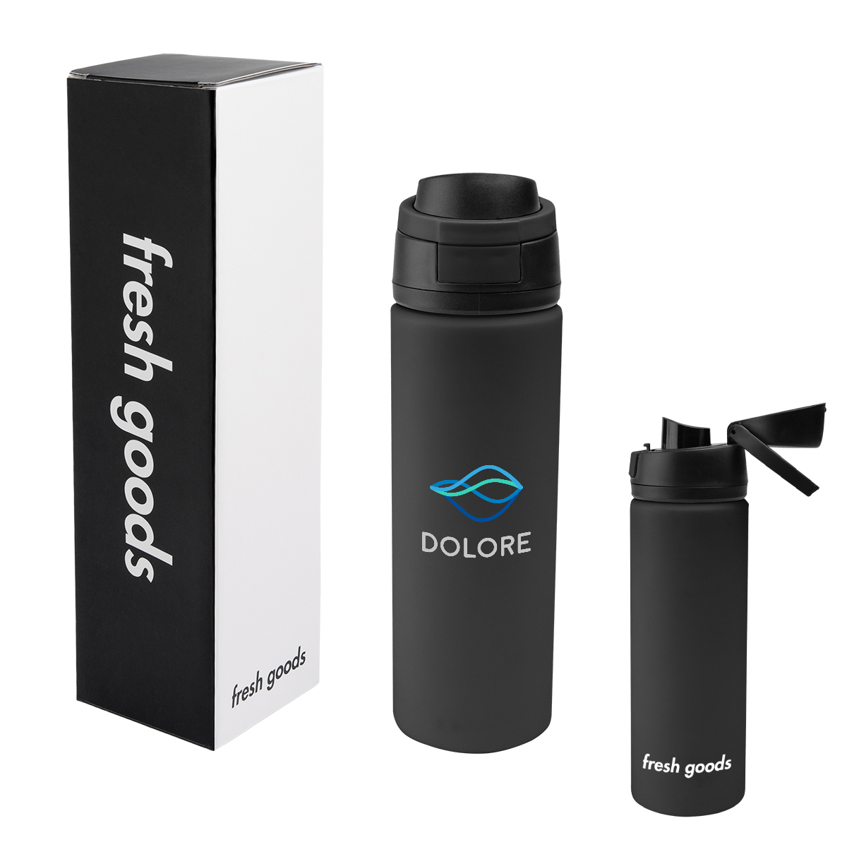 Fresh Goods 24 Oz. Pop Sip Recycled Stainless Steel Bottle 16