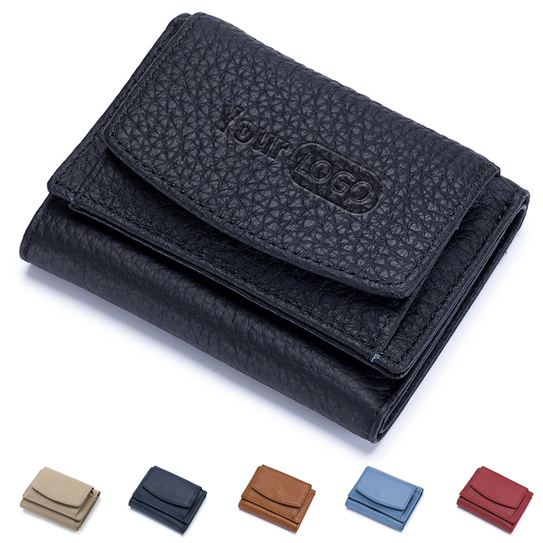 Genuine Leather Cute mini ladies purse 5