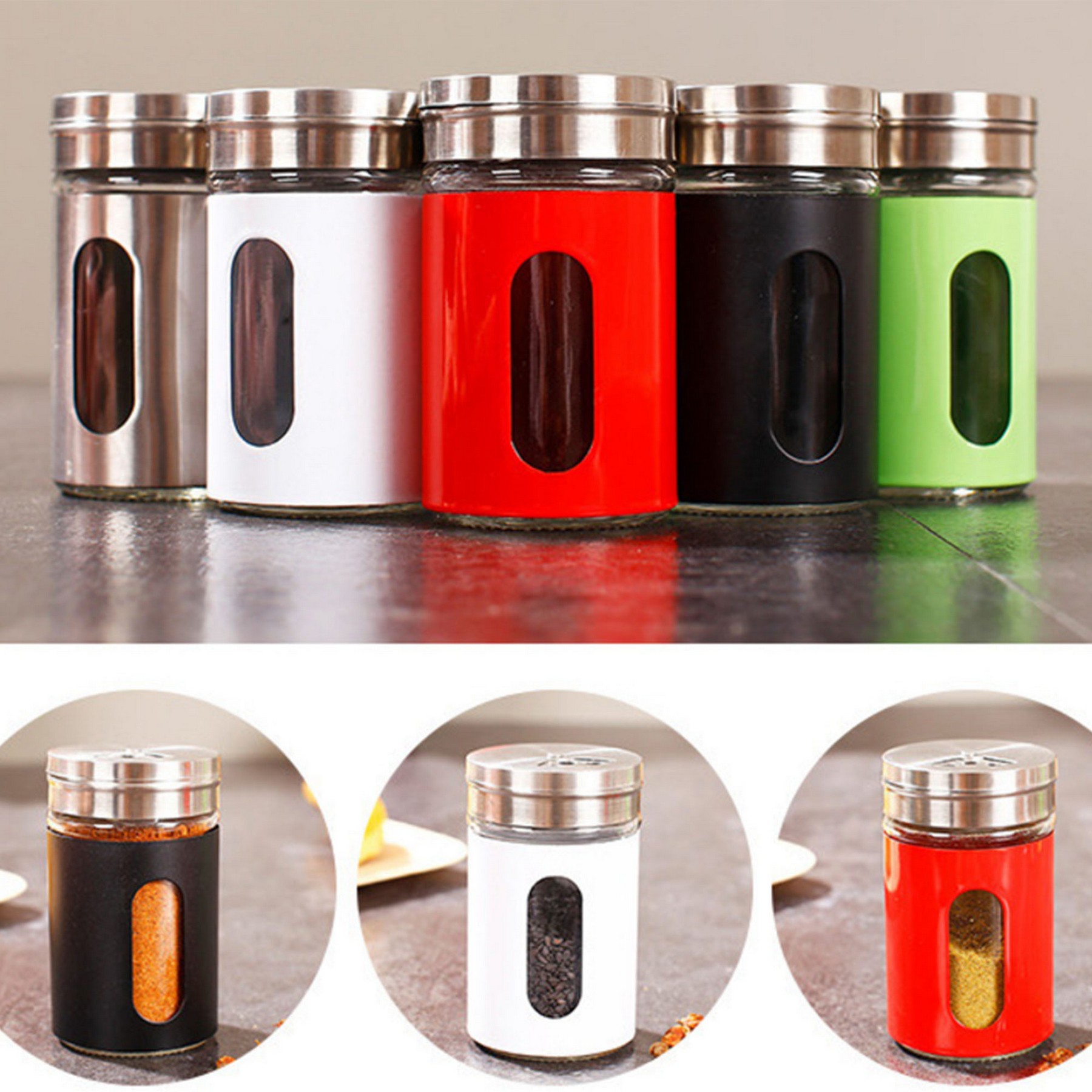 Round Storage Can with Lid 2