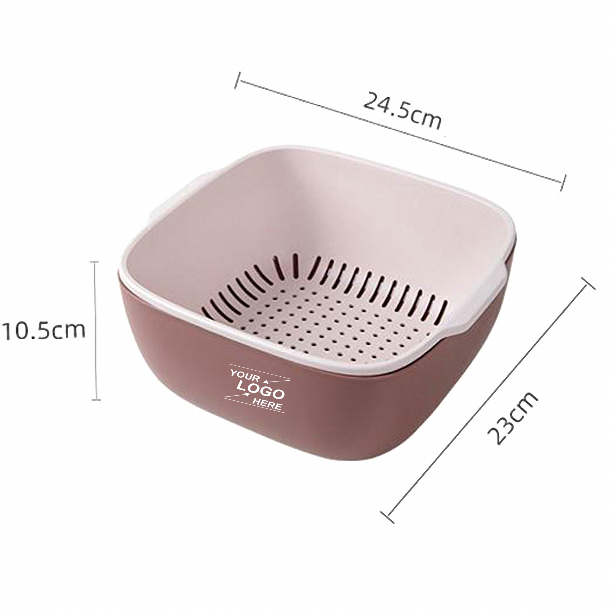 2-in-1 Colander and Bowl Set 2