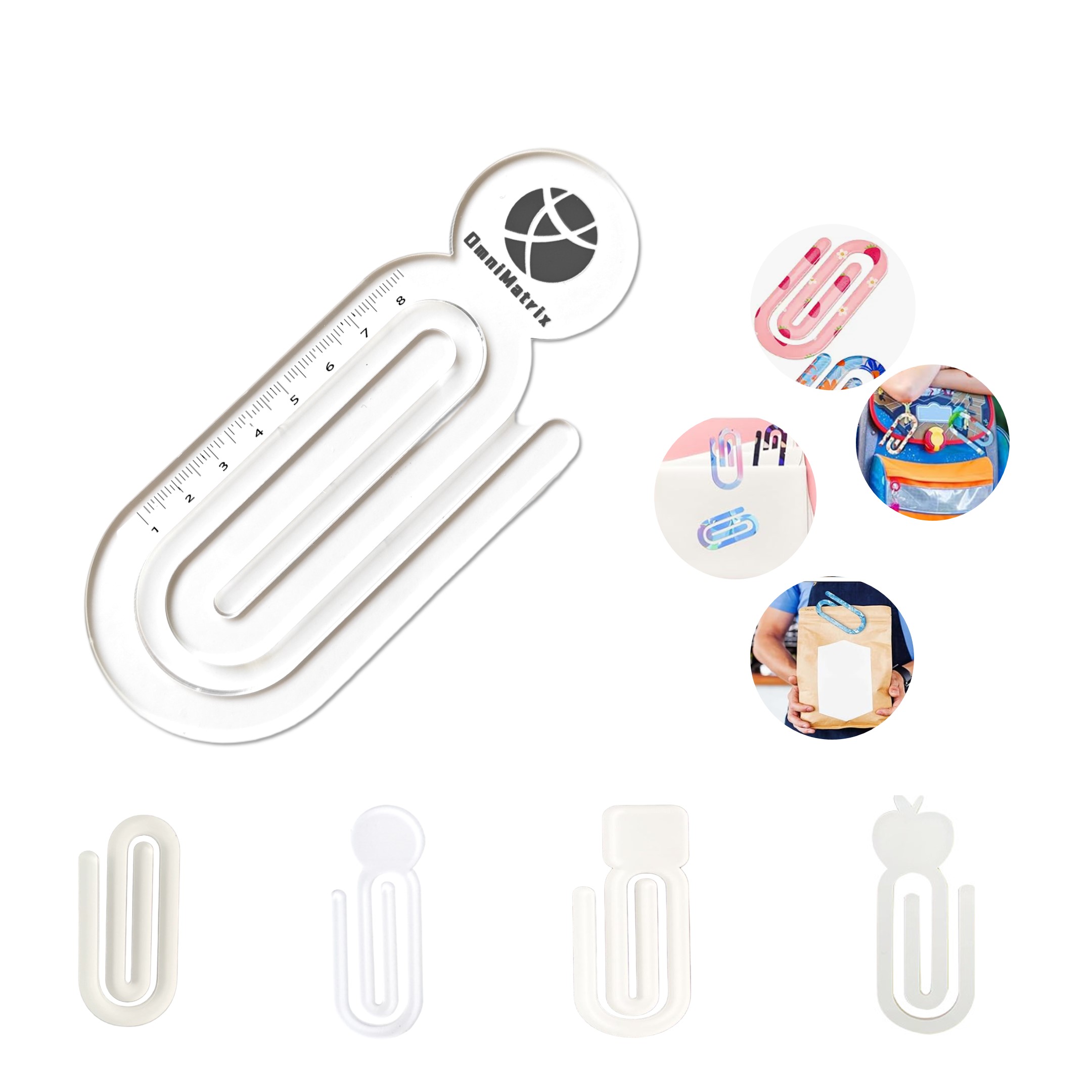 Acrylic paper clip 5