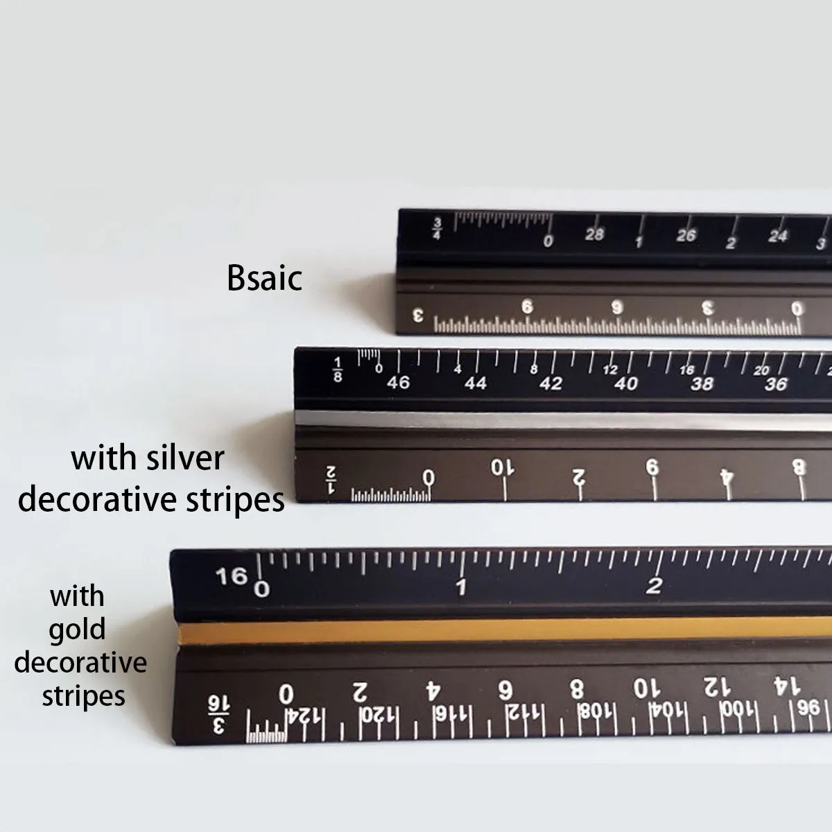 12" Aluminum Architect Scale 2