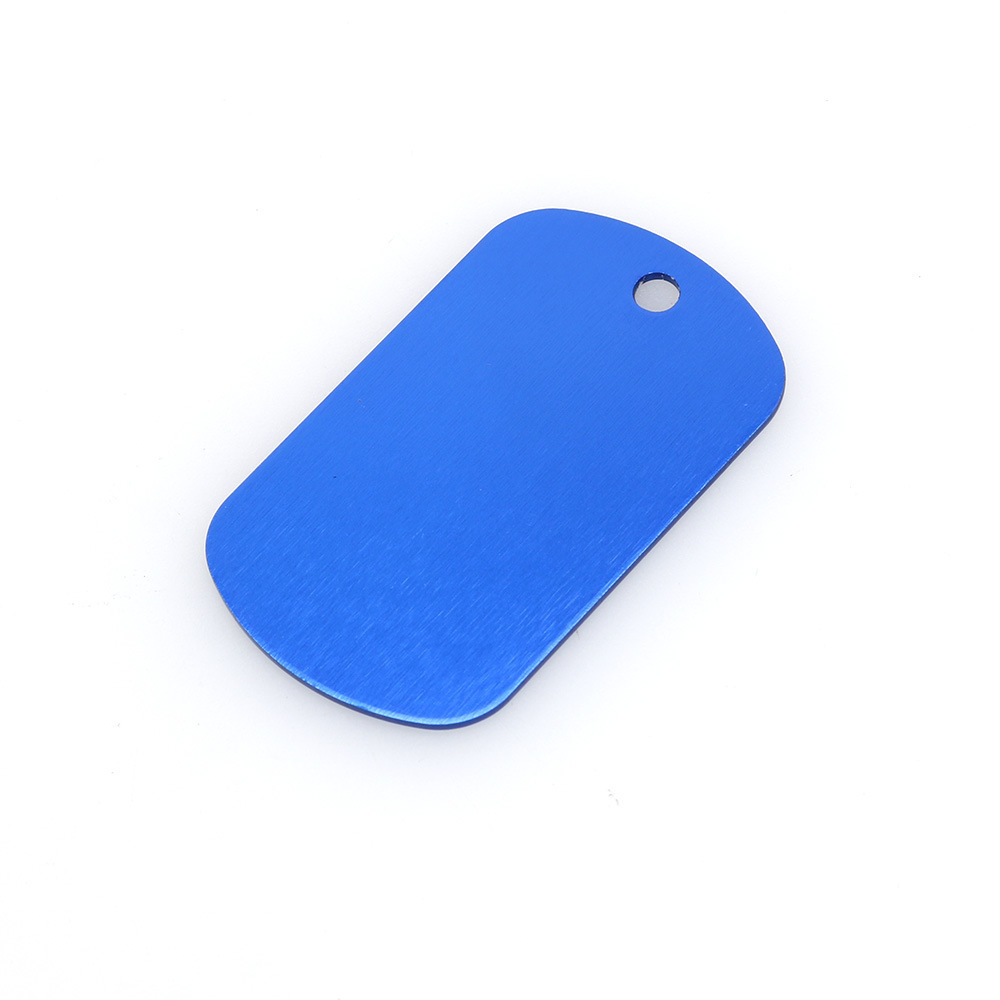 Aluminum Dog Tag W/ Key Chain 9