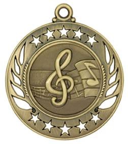 Music Galaxy Medal, 2 1/4" 2