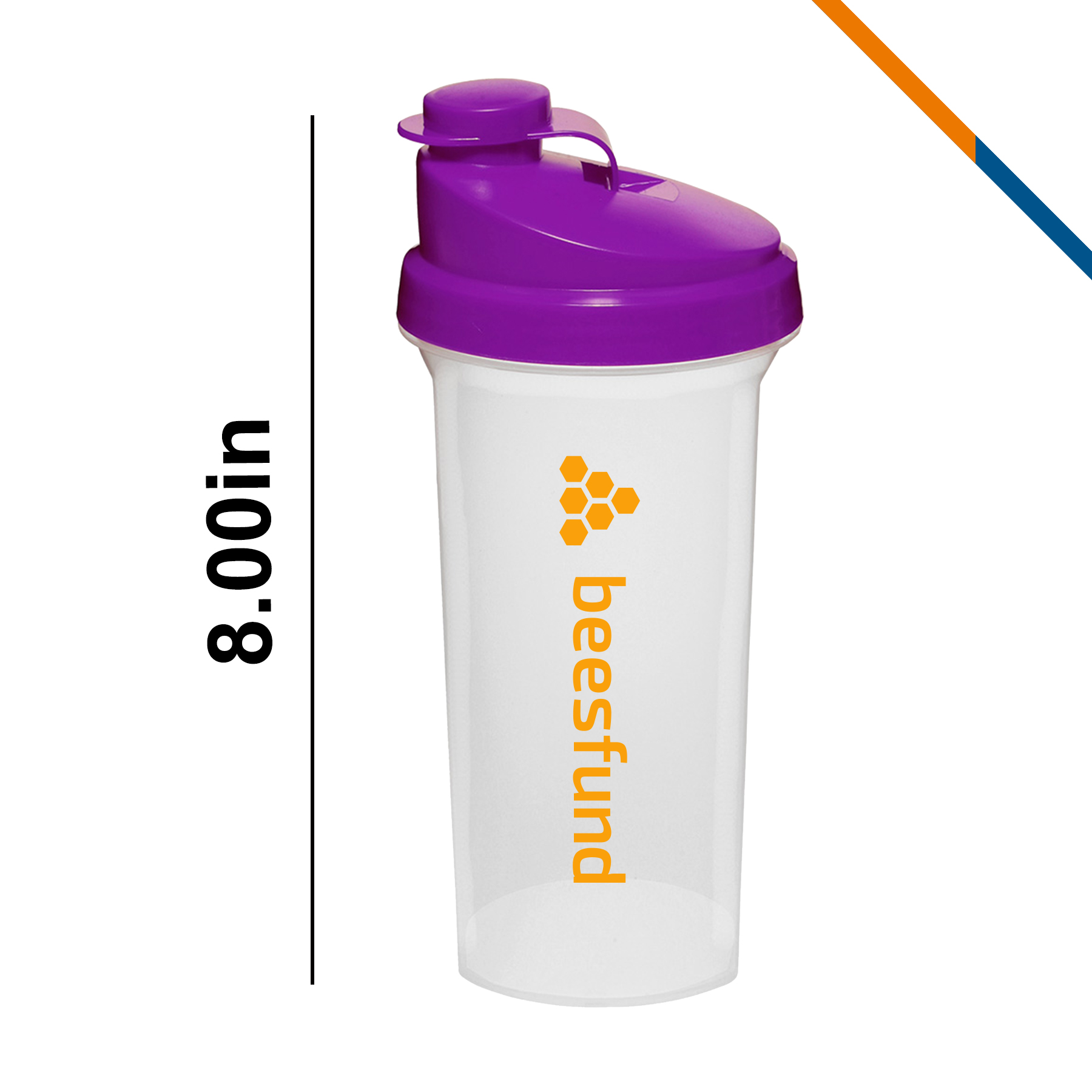 Finmer Plastic Shaker Bottle - 25 OZ. 3