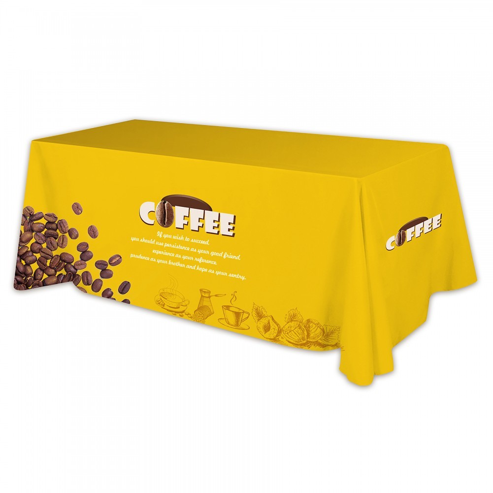 Premium Draped Standard Table Cover (Dye Sublimation) 1