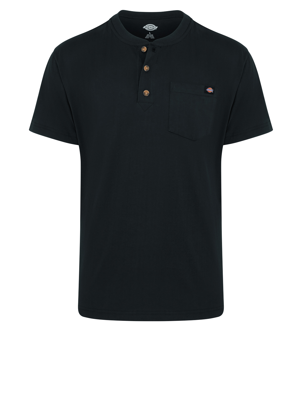 Dickies Shirts - Men's Short-Sleeve Traditional Heavyweight Henley