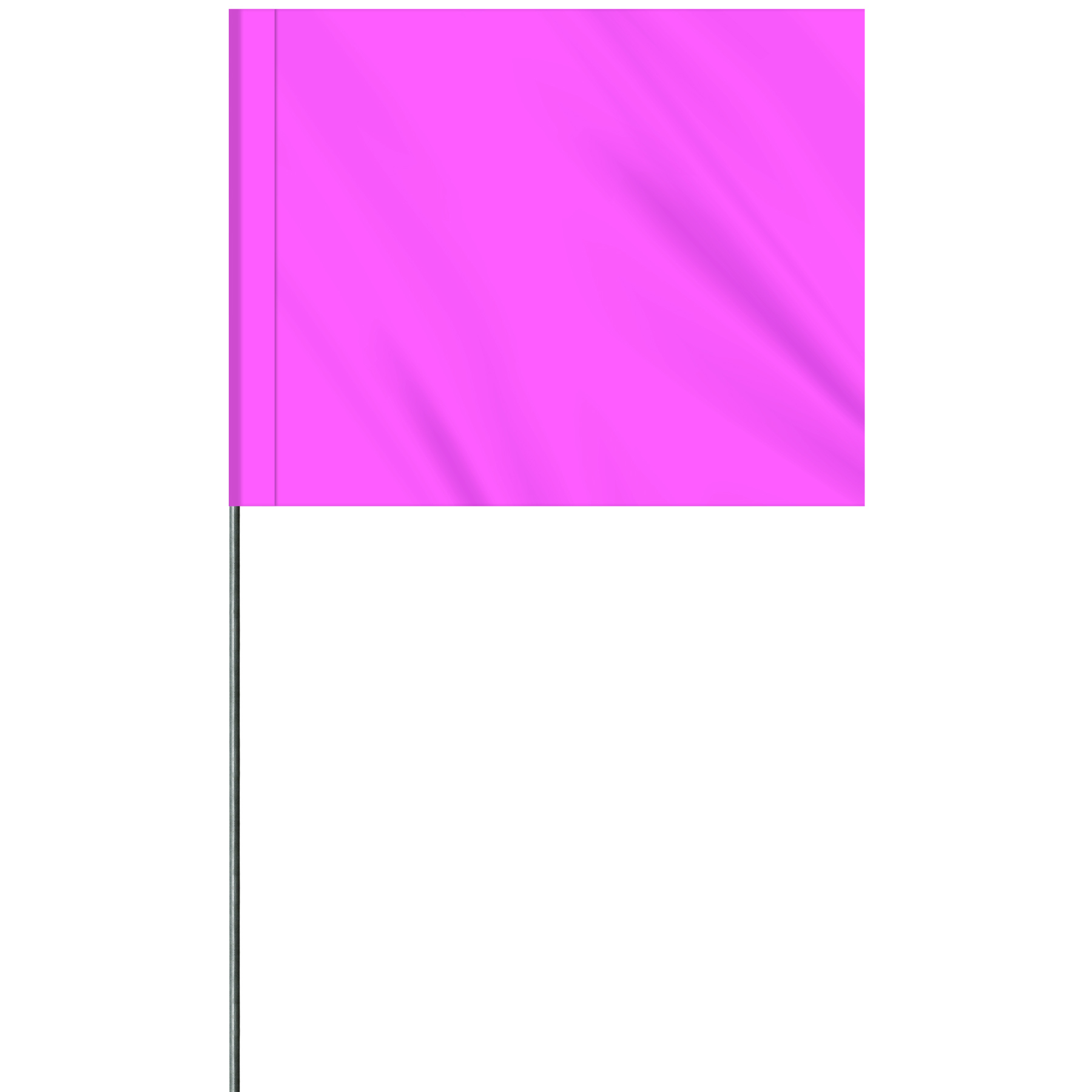 1-Color 4" x 5" Custom Vinyl Marking Flag with 21" Wire 1