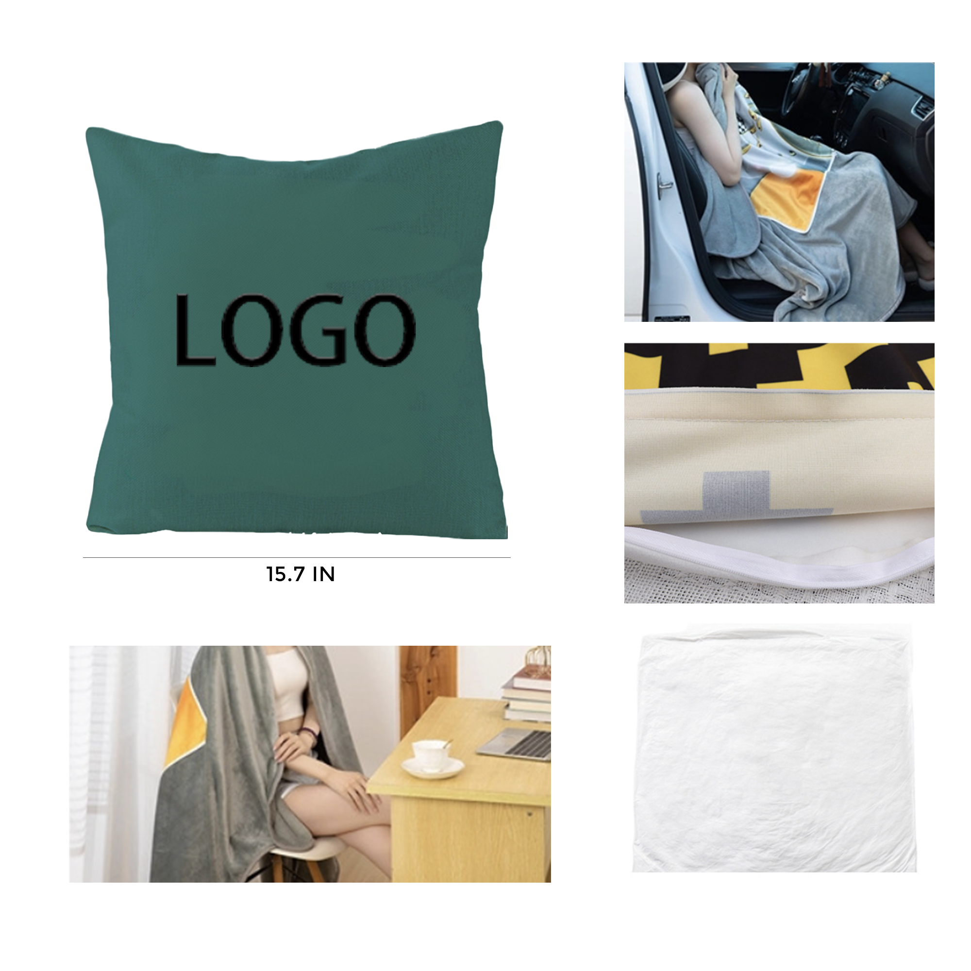 MOQ 10 PCS Versatile Canvas Throw Pillow 1