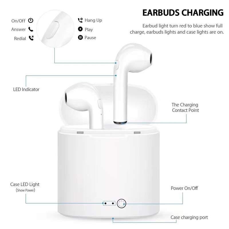 Wireless Bluetooth Headset 6