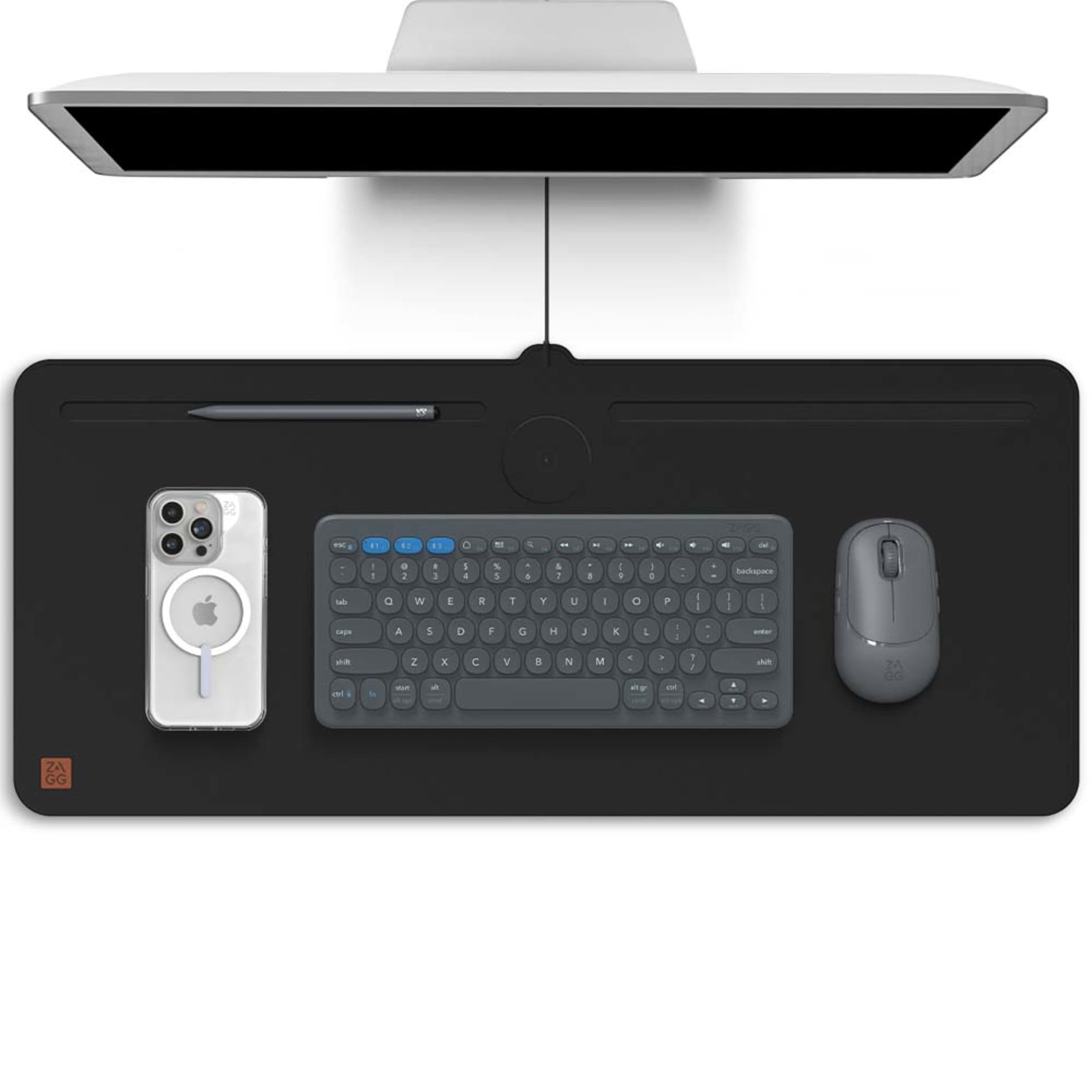 Zagg Desk Mat with Wireless Charging 30