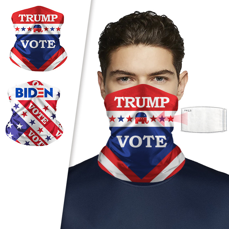 Sublimated Sports Neck Gaiter for Election 2