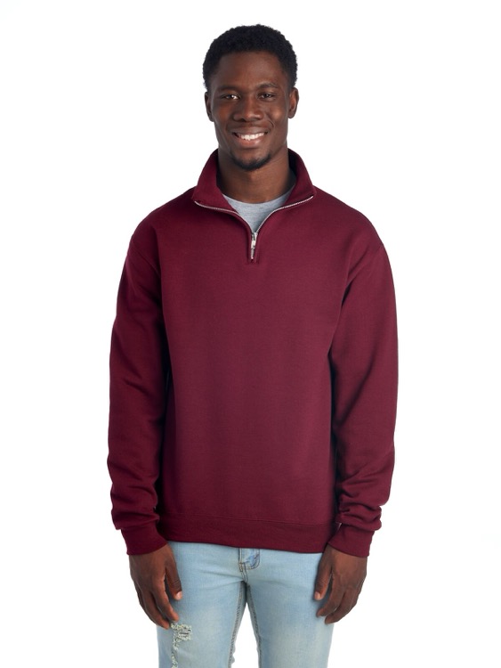 JERZEES NuBlend® Unisex Quarter-Zip Cadet Collar Sweatshirt 13