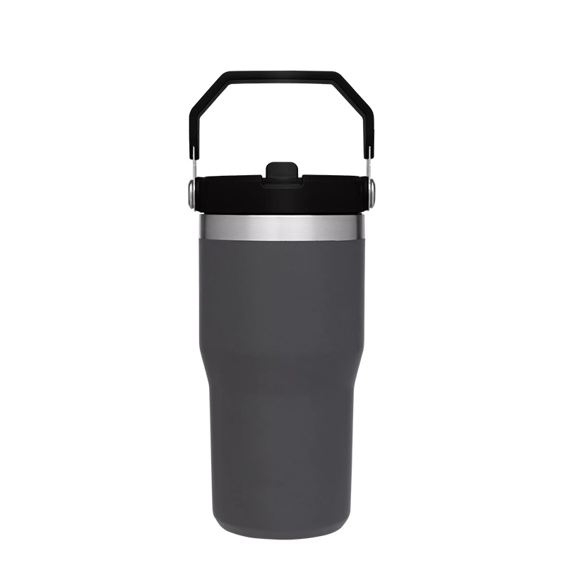 20 Oz Vacuum Flip Straw Tumbler (Silk-screen / Laser Engraved) 11