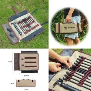 Multifunction Tent Stake Storage Bag - Tools Not Included 3