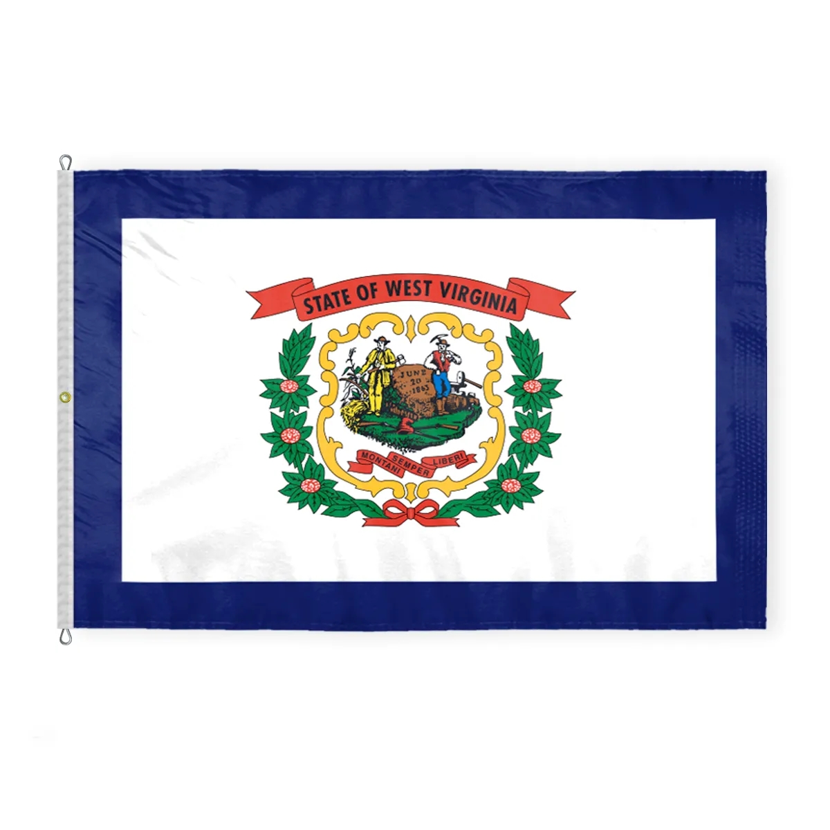 12"x18" to 8'x12' West Virginia Nylon Flags 3