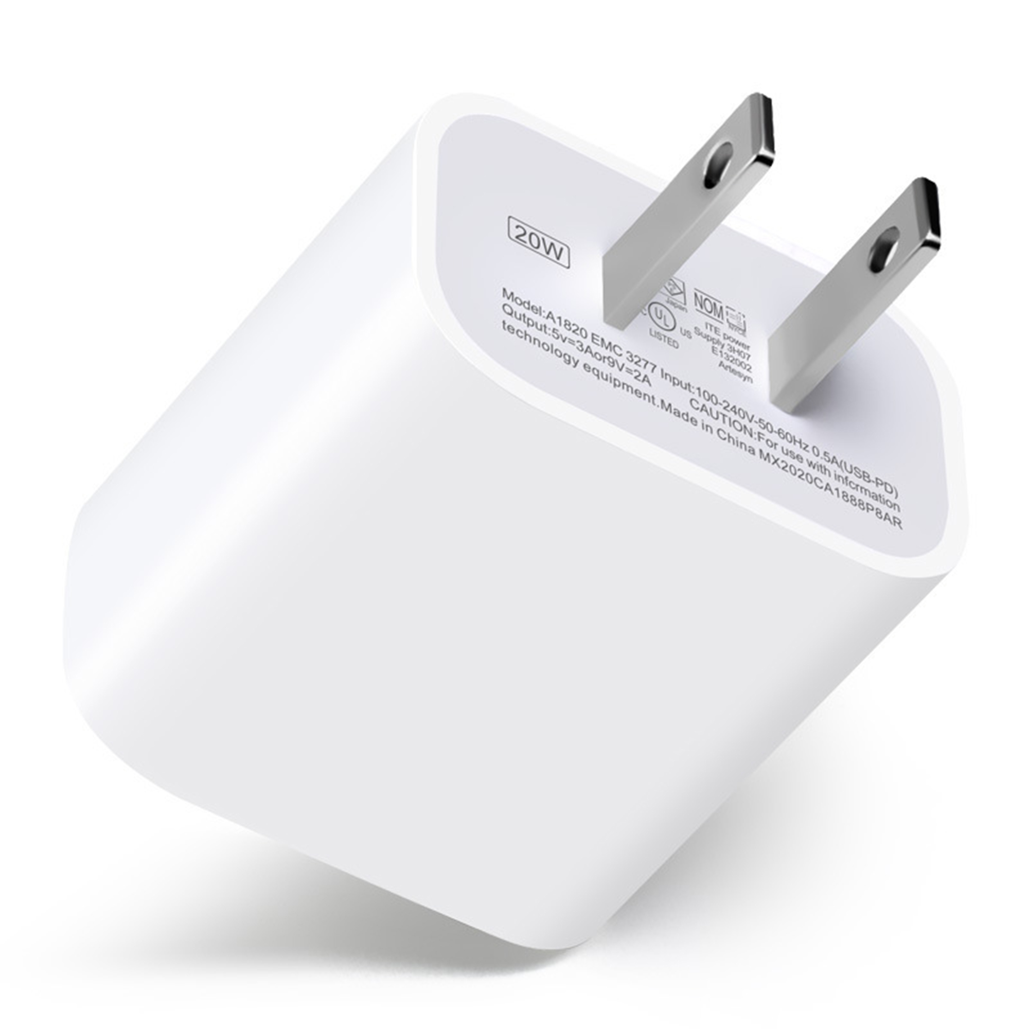 Plastic 20w Original Fast Charging Head 3