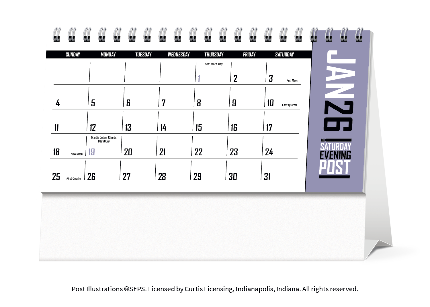 Triumph® Calendars The Saturday Evening Post Desk Calendar 27