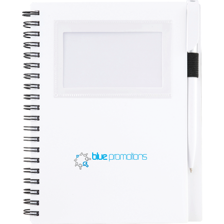 FSC® Mix 5.5" x 7" Star Spiral Notebook with Pen 57