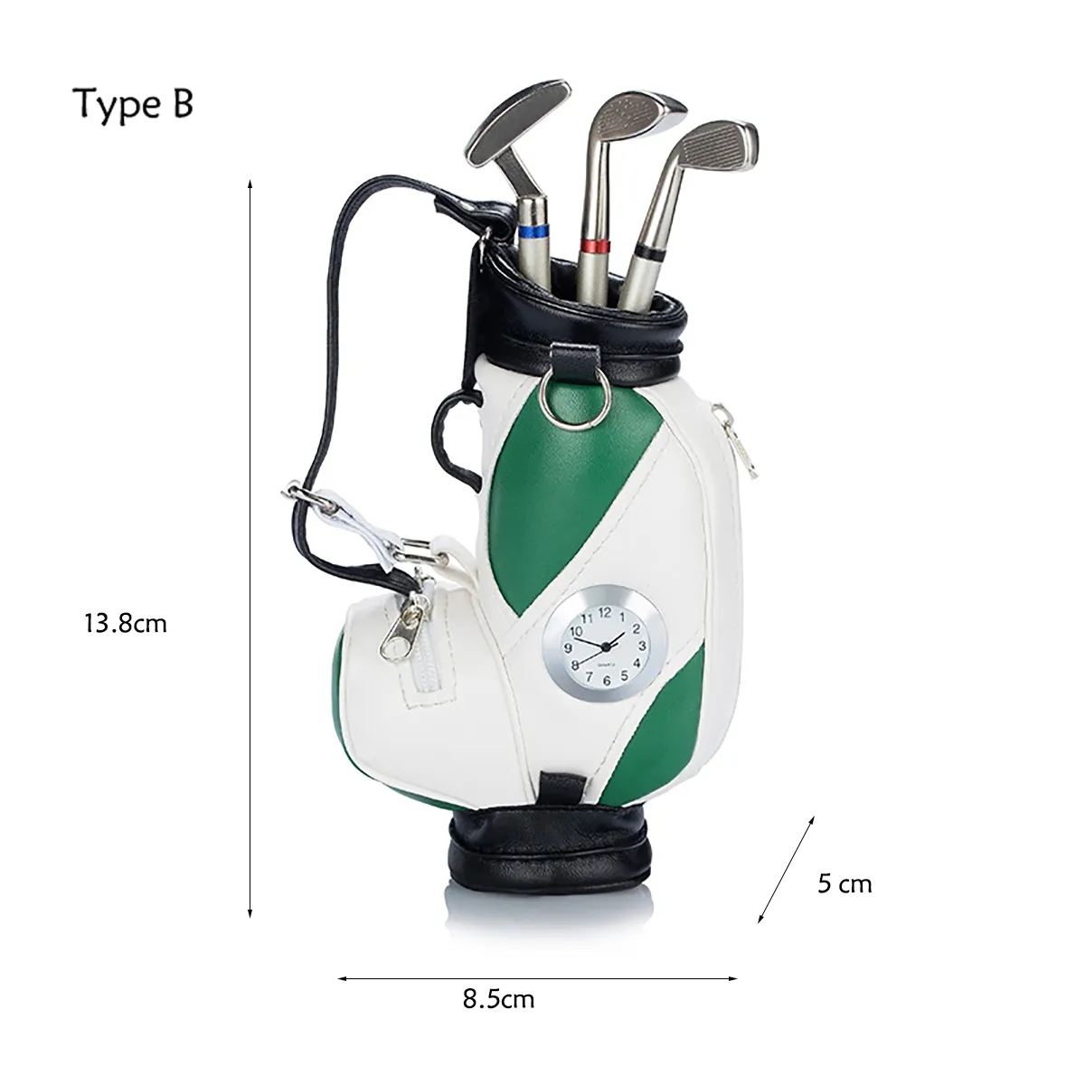 Golf Pen Holder with Golf Club Pens Set 5