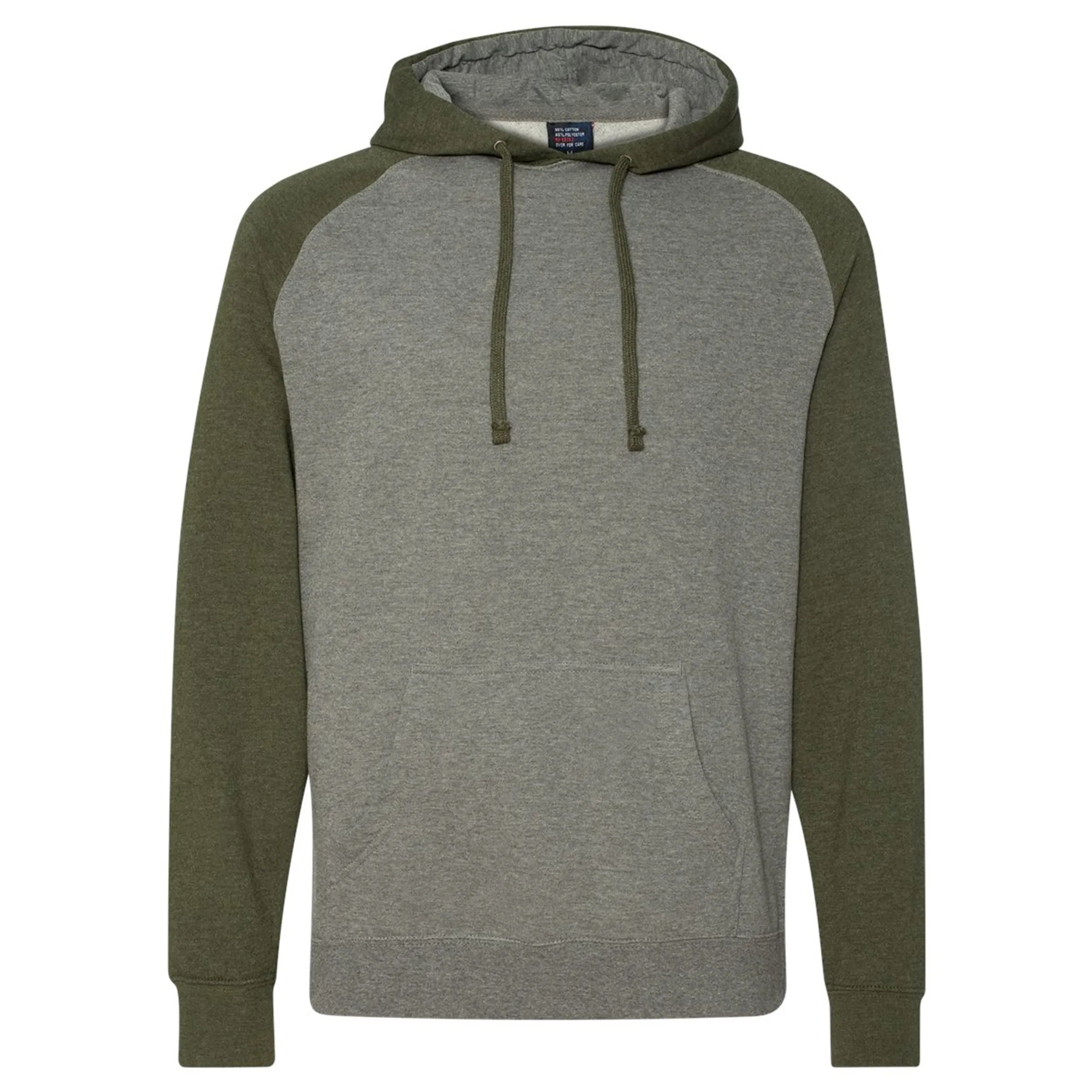 Raglan Hooded Pullover Sweatshirt, custom hoodie or sweatshirt with logo imprint 14