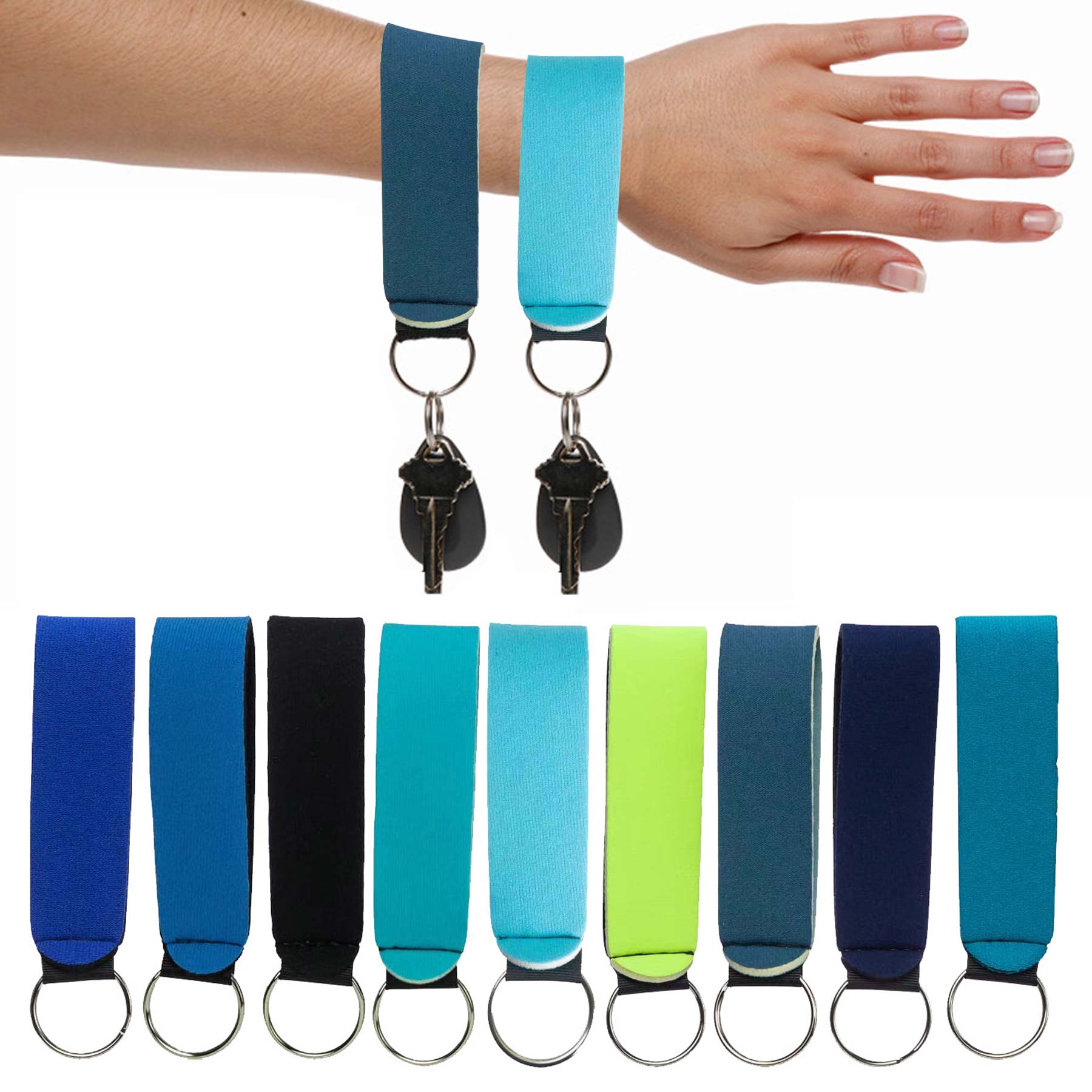 Neoprene Wrist Strap Key Holders 1