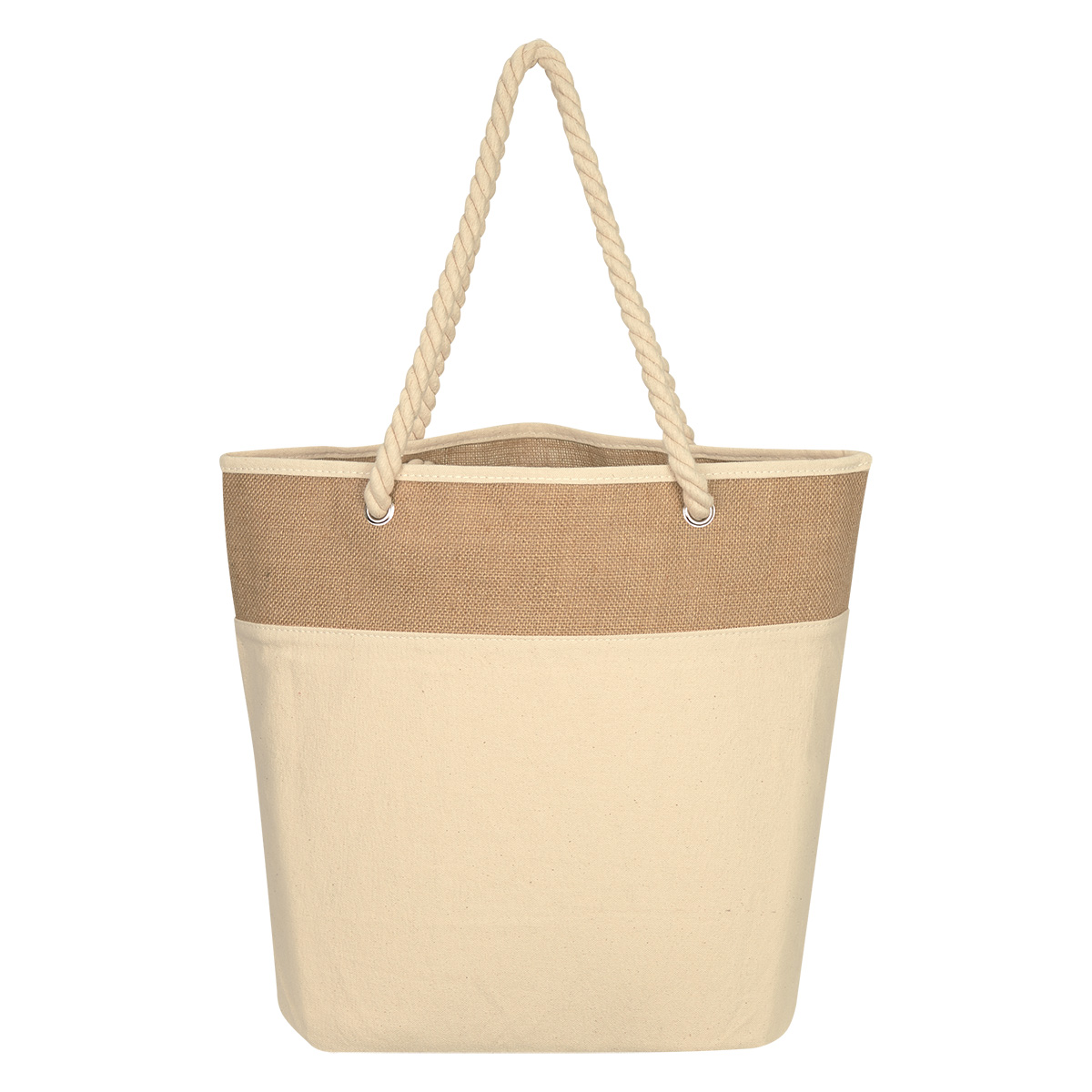 Burlap Rope Tote Bag 4