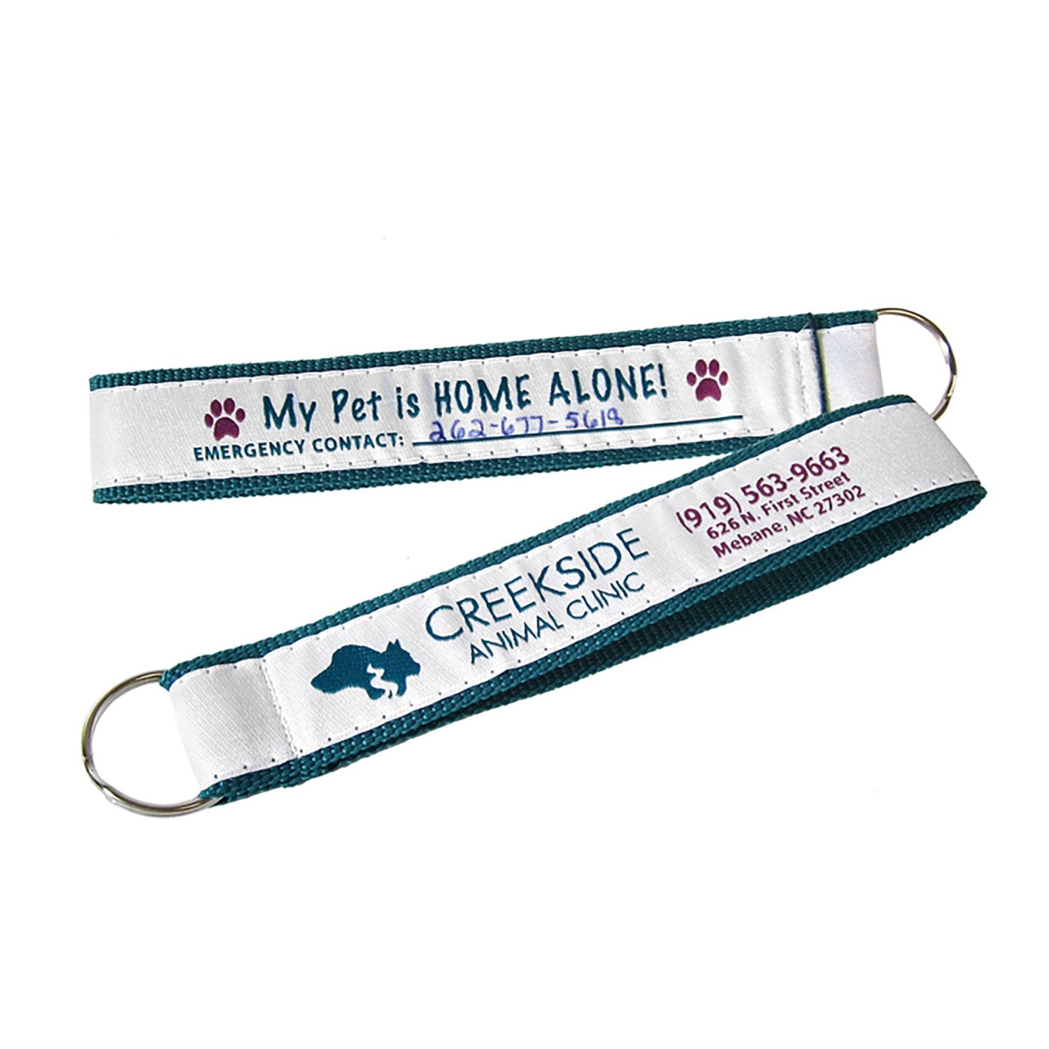 My Pet Is Home Alone Key Strap - "Elite" Weave