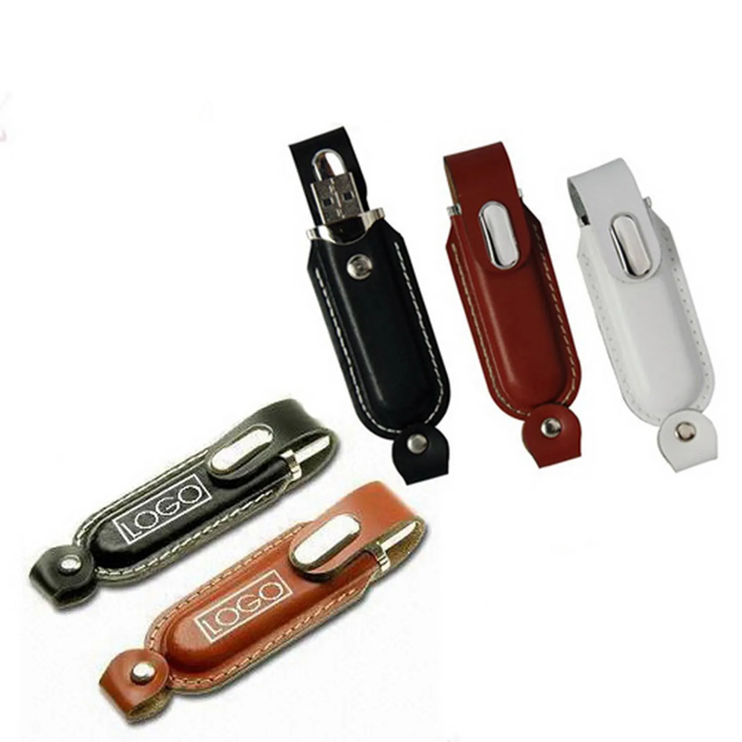PU Flash Drive With Buckle 1