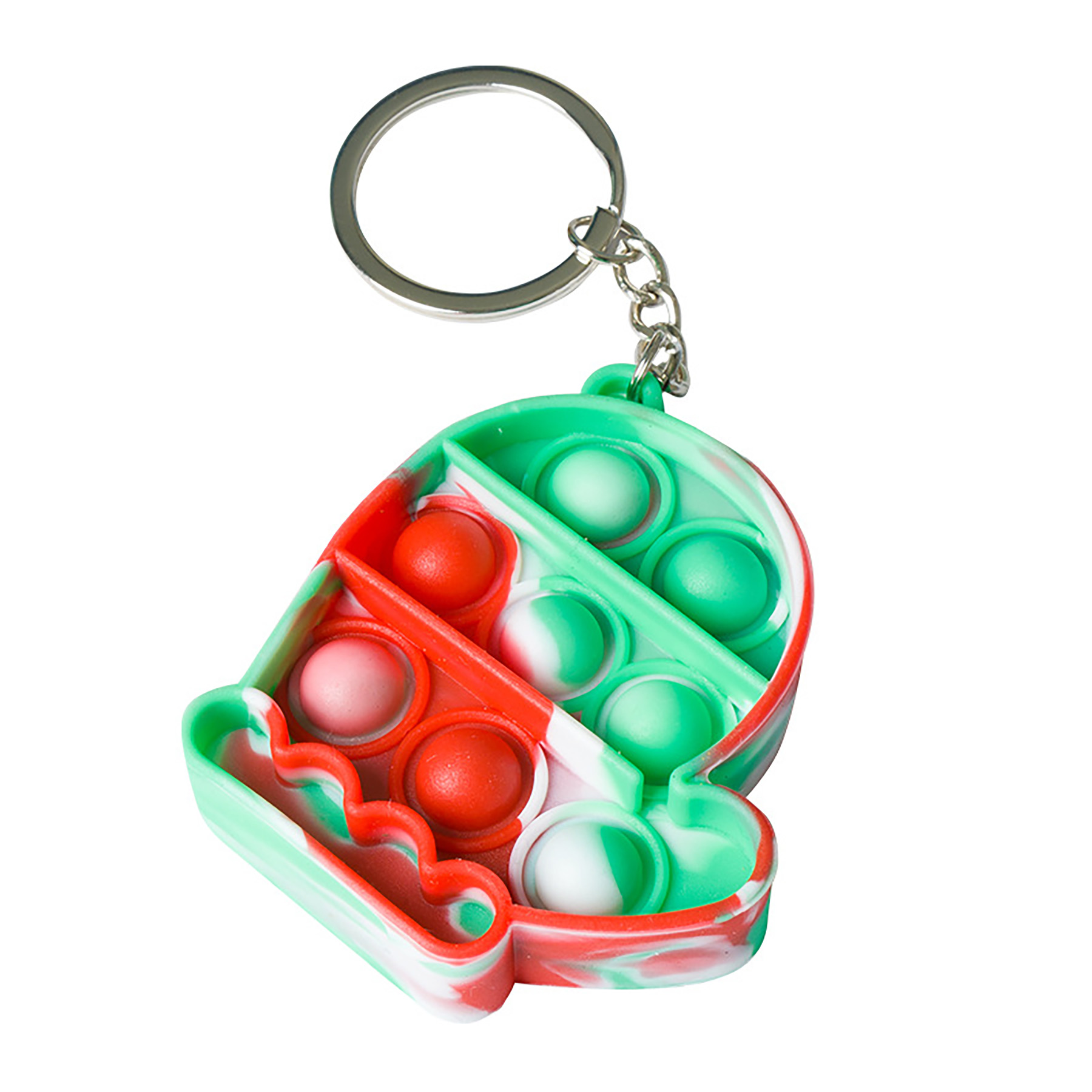 Mini Pop Push It Fidget Toy Keychain for Kids Adults 9