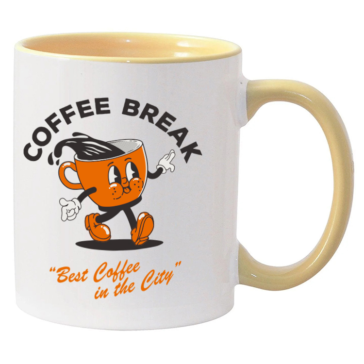 11oz Full Color Colored Handle Mug 23