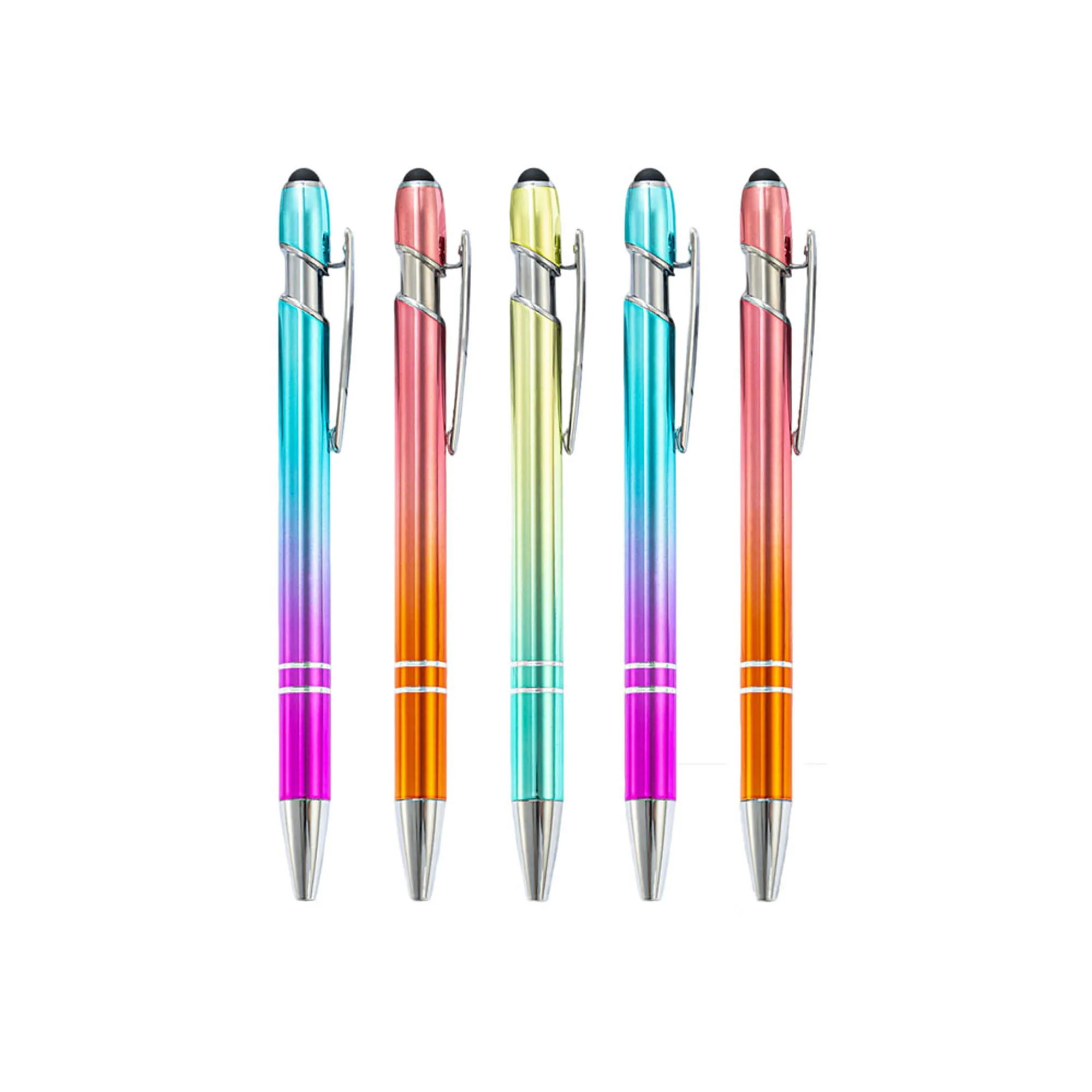 2-in-1 Stylus Ballpoint Pen With Gradient Color 7