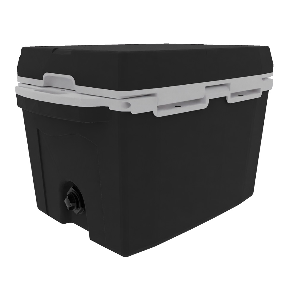 Taiga 27 Quart Cooler: Custom molded Logo, Custom PMS Color 28