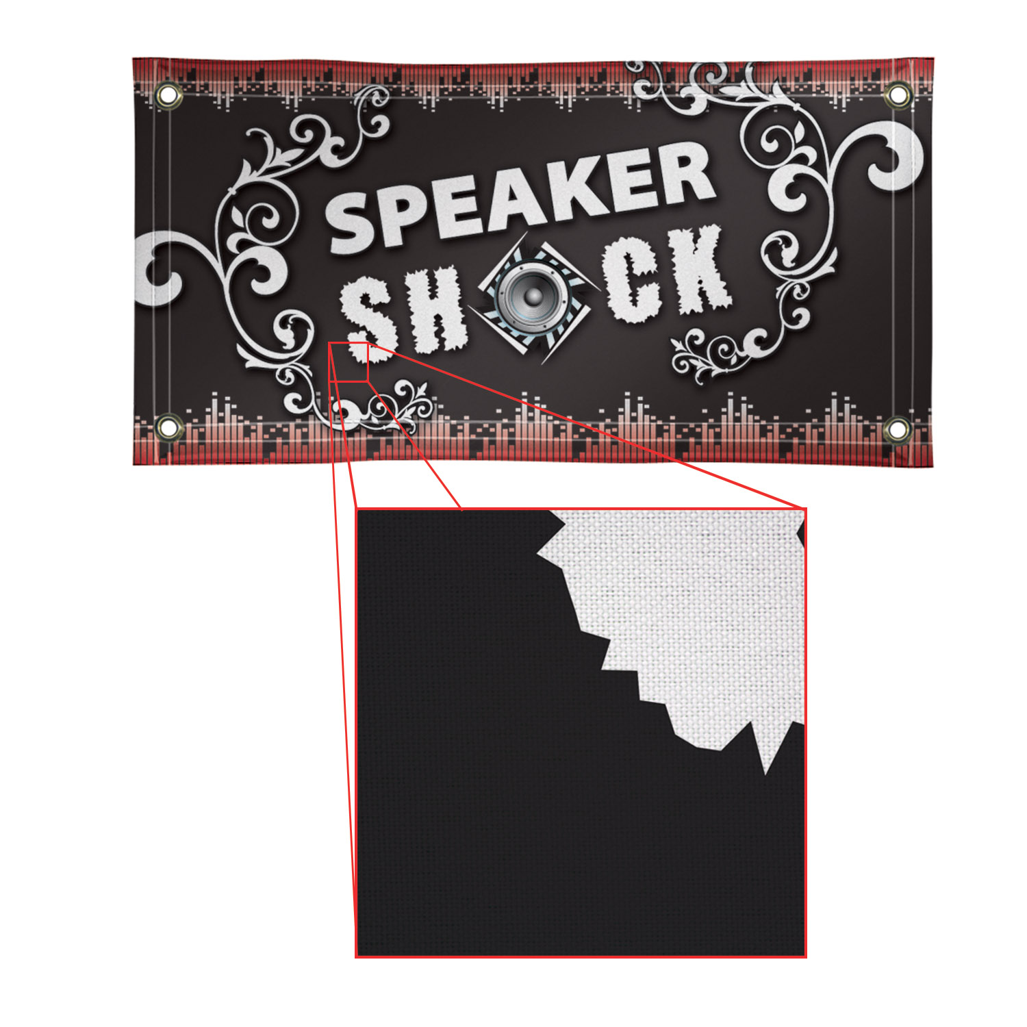 2' x 4' Poly Poplin Fabric Banner 9