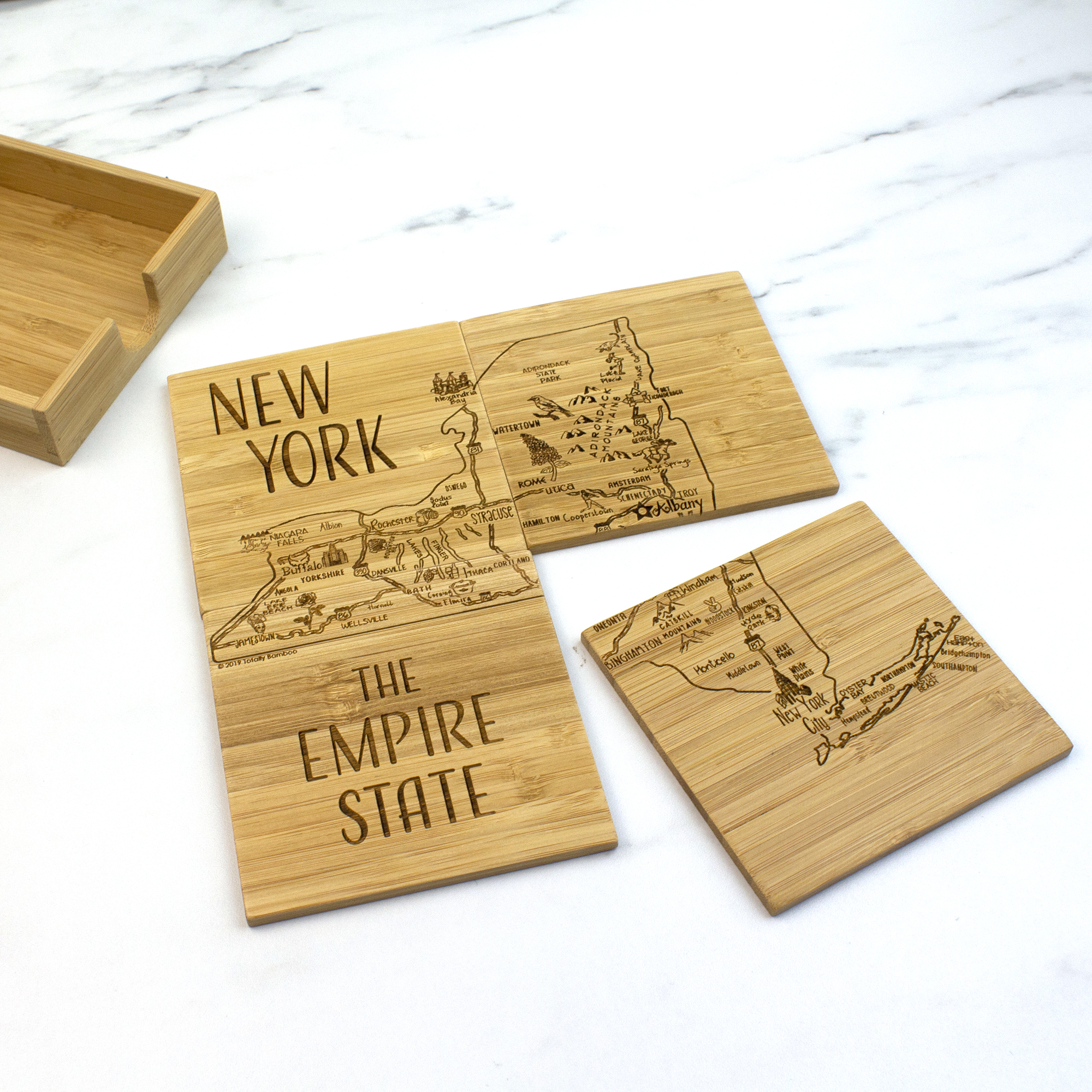 New York Puzzle Coaster Set 6