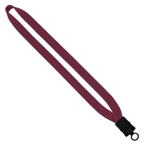 3/4" Cotton Lanyard with Plastic Snap-Buckle Release & O-Ring 20