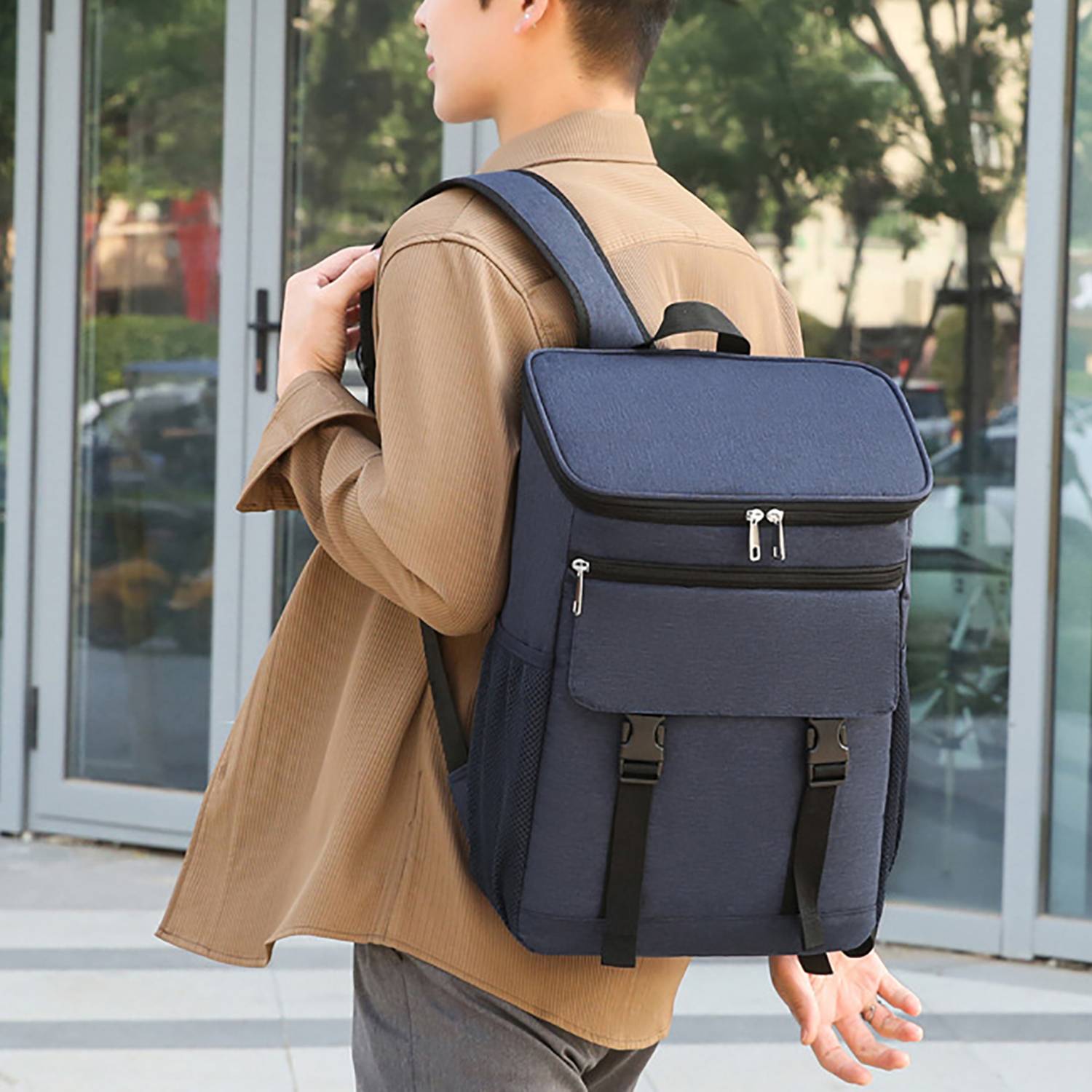 35L Waterproof Oxford Cooler Backpack 10