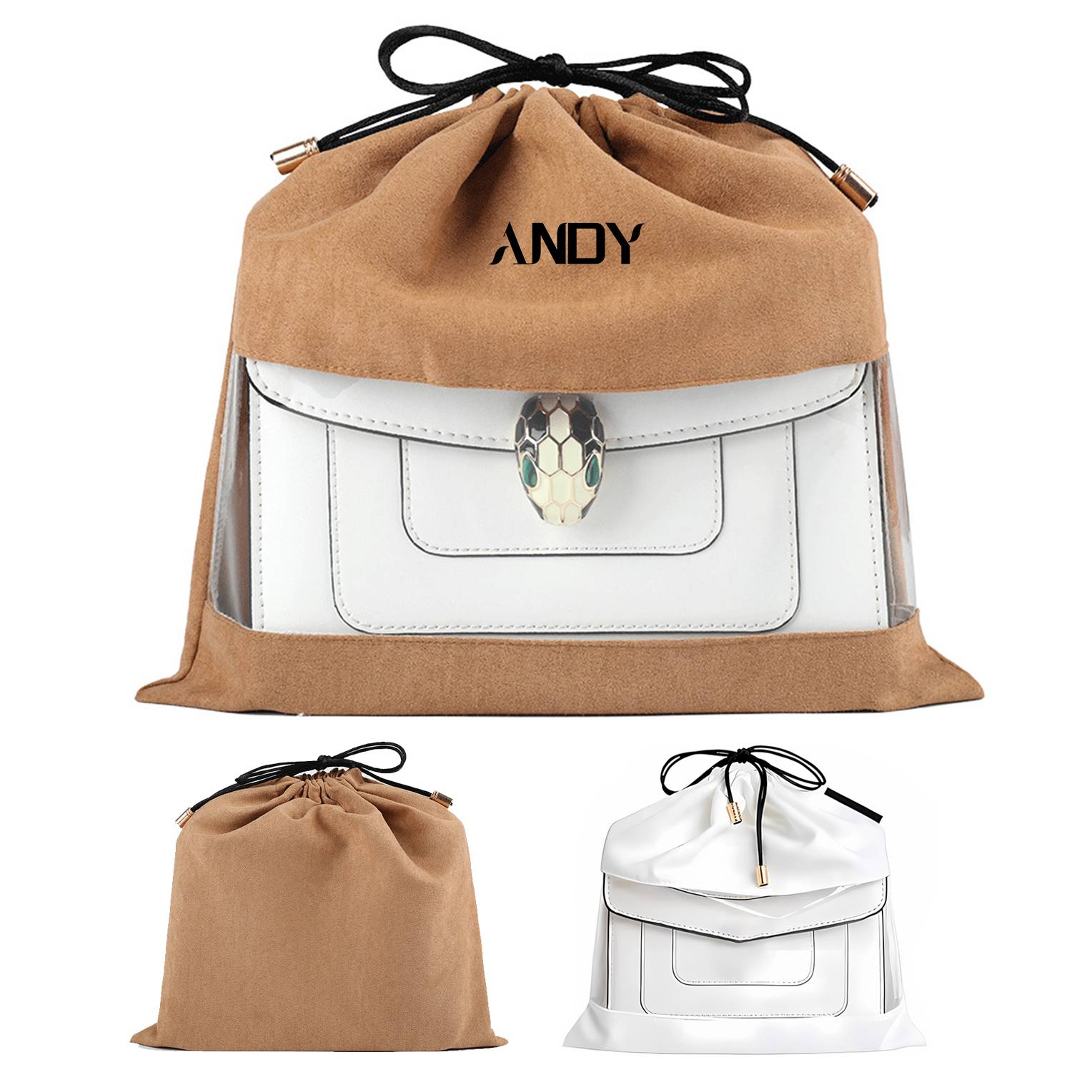 Drawstring Bags W/ Clear View Window 2