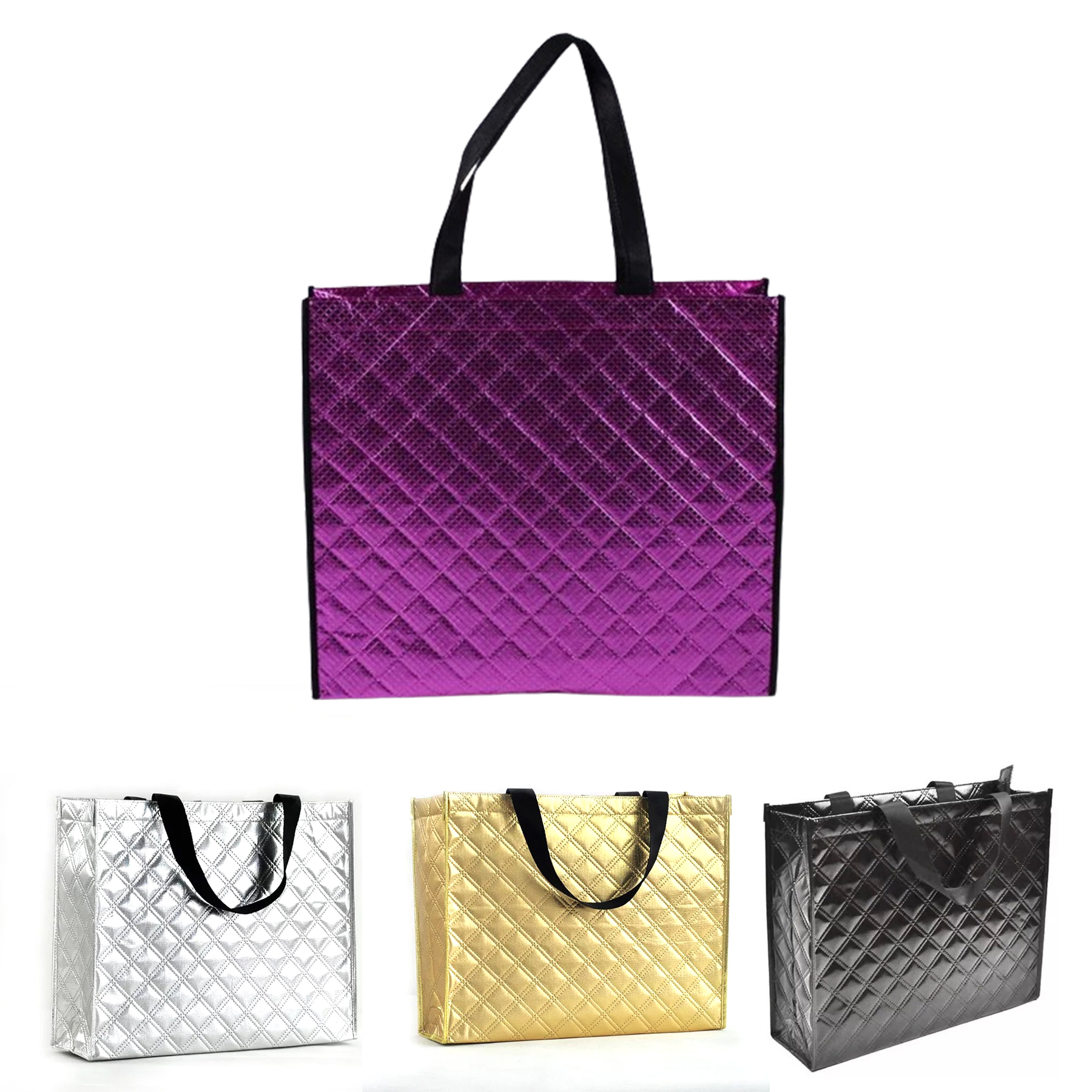 Metallic Glossy Non-woven Tote Bag 2