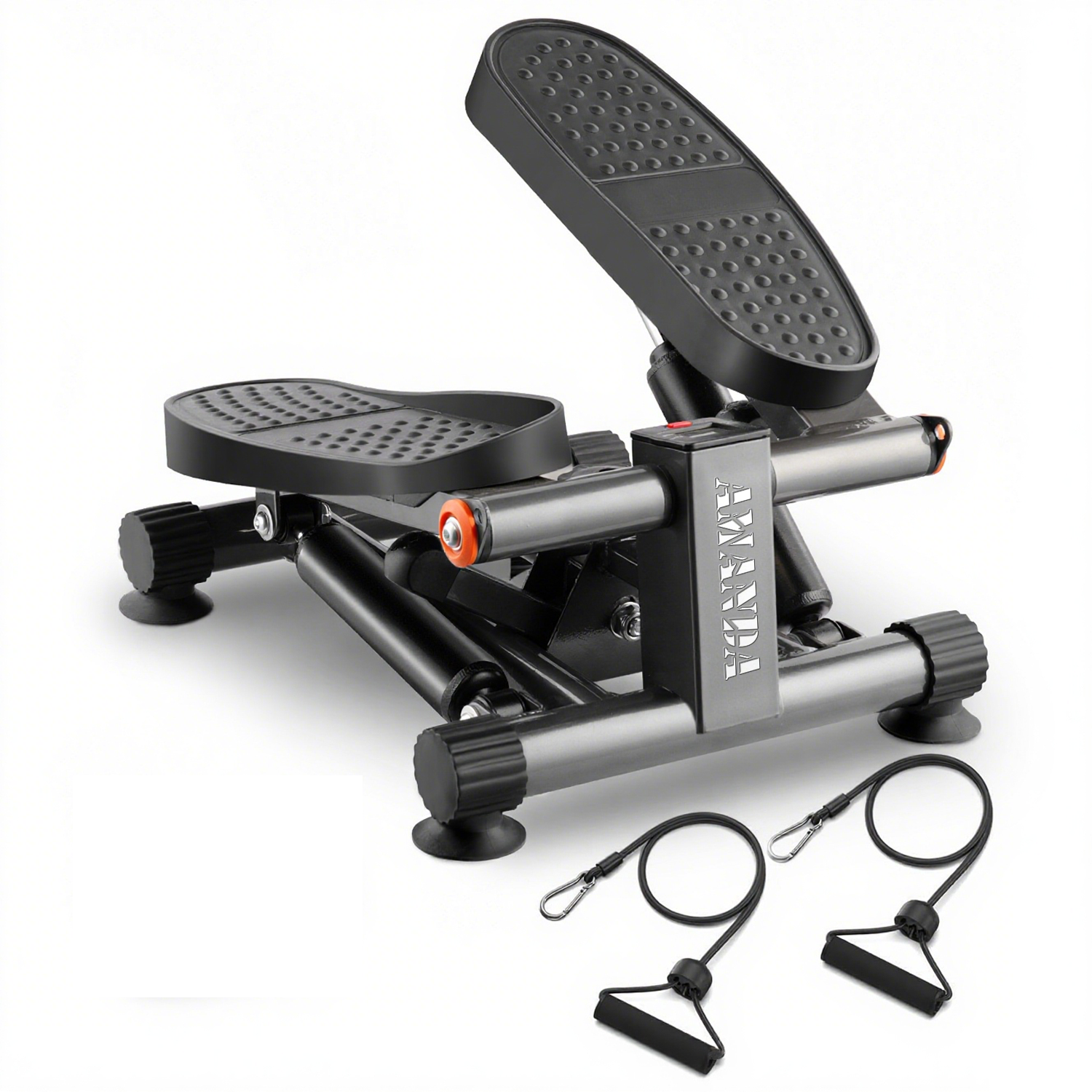Mini Adjustable Steppers Machine w/ Resistance Bands 6