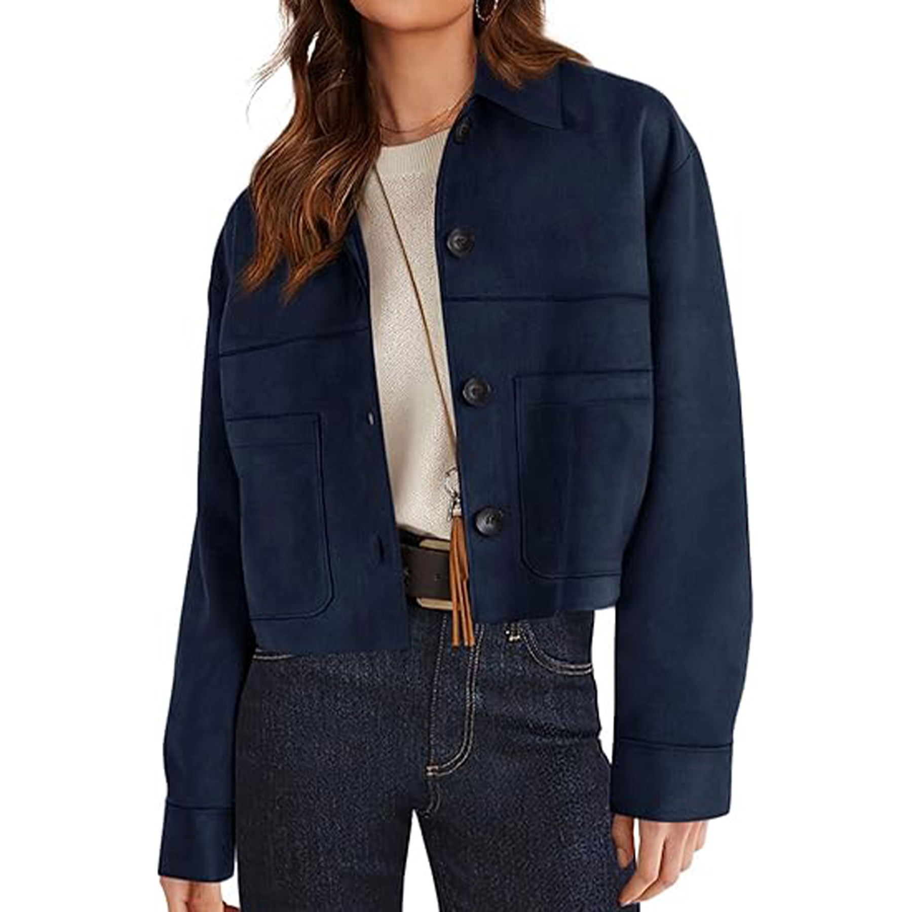 Faux Suede Bomber Jacket 12