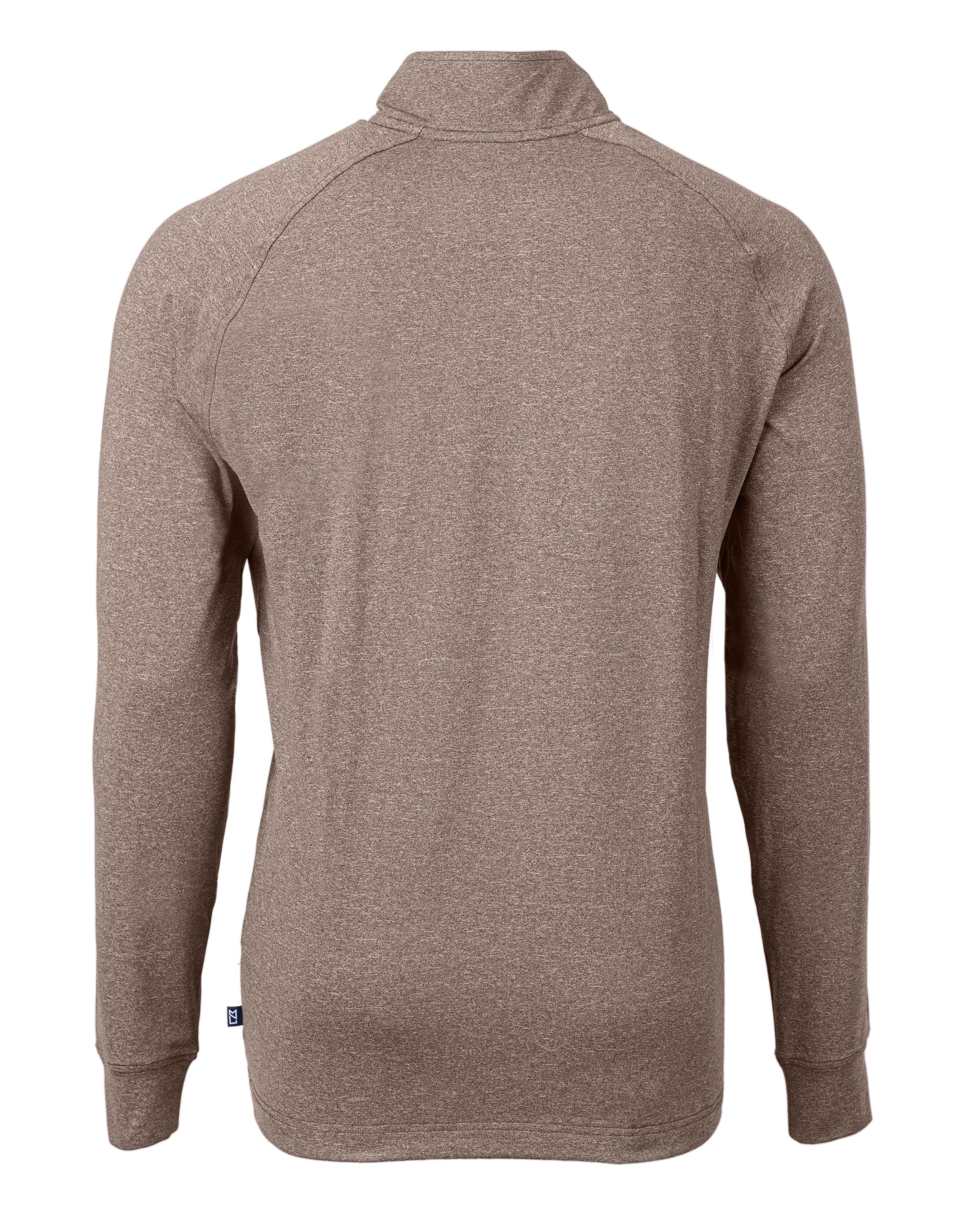 Cutter & Buck Adapt Recycled Soft Knit Stretch Mens Heathered Quarter Zip Pullover 62